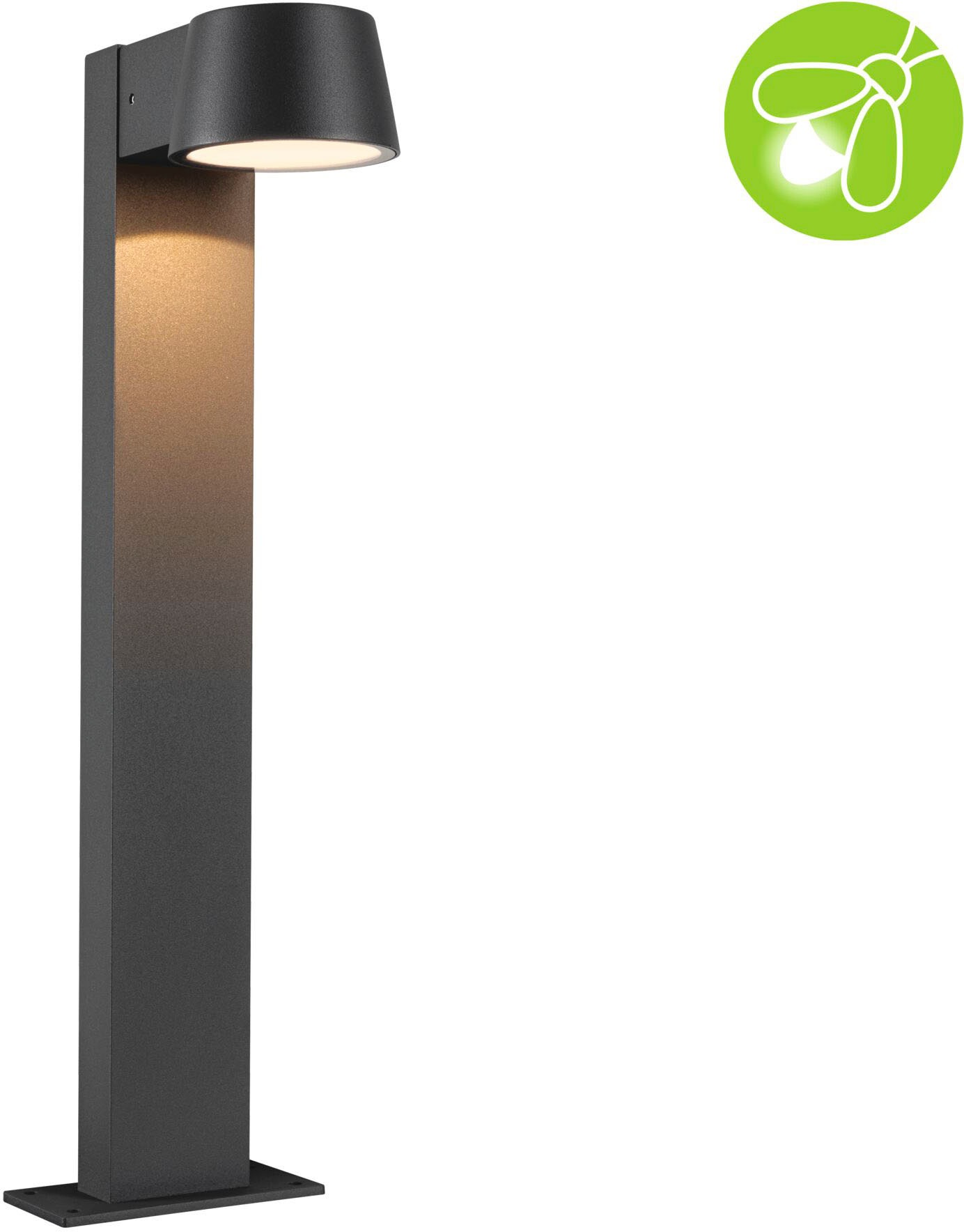 Paulmann LED Pollerleuchte »Outdoor 230V Capea Aluminium anthrazit insect friendly«, 1 flammig, Insektenfreundlich, IP44, 2200K