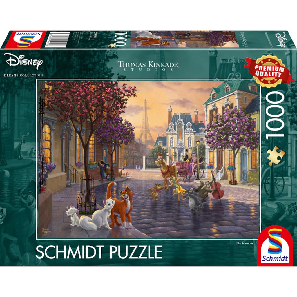 Schmidt Spiele Puzzle »Disney Dremas Collection - The Aristocats, Thomas Kinkade Studios«, Made in Europe