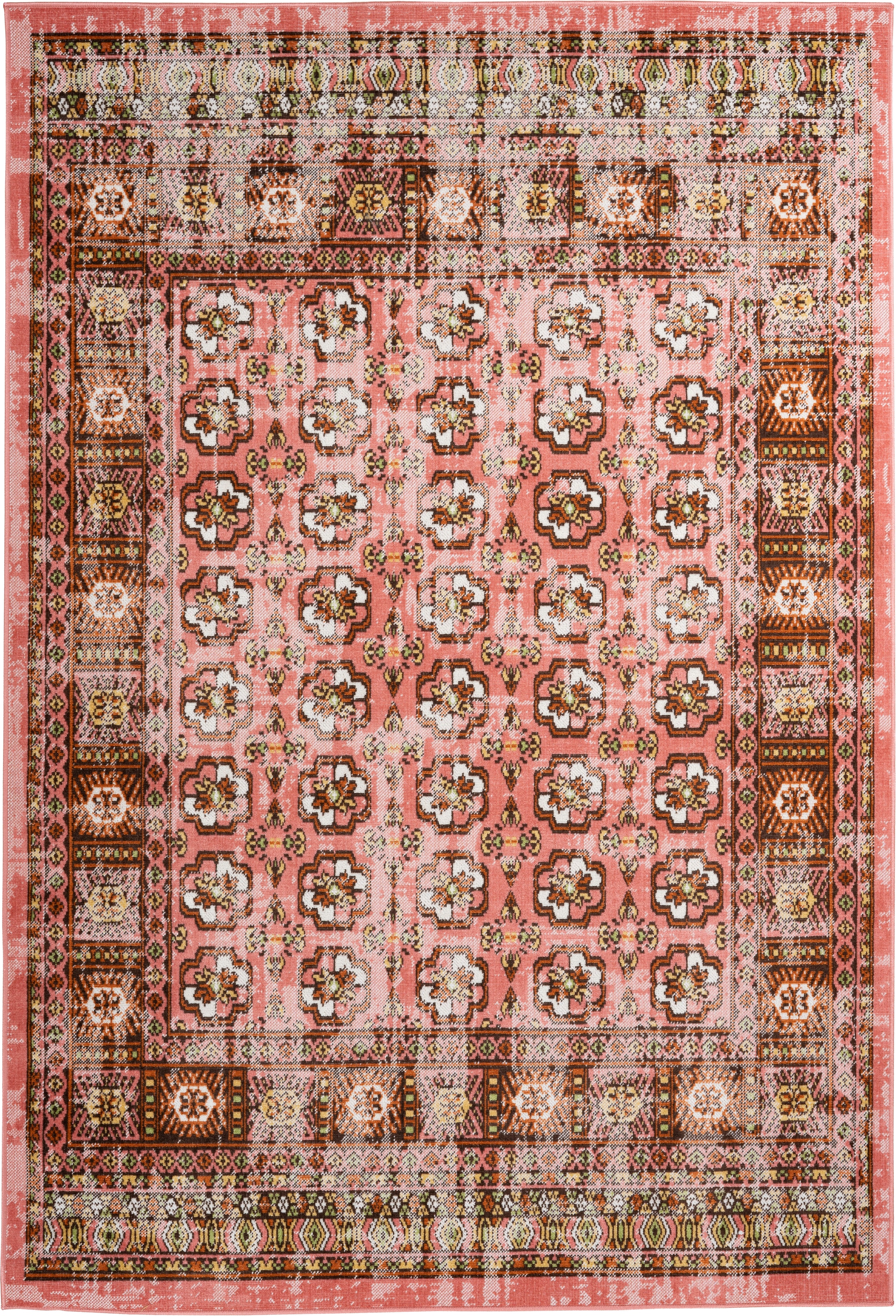 me gusta Teppich »Ariya 625« rechteckig 6 mm Höhe Flachflor, gekettelt, Wohnzimmer