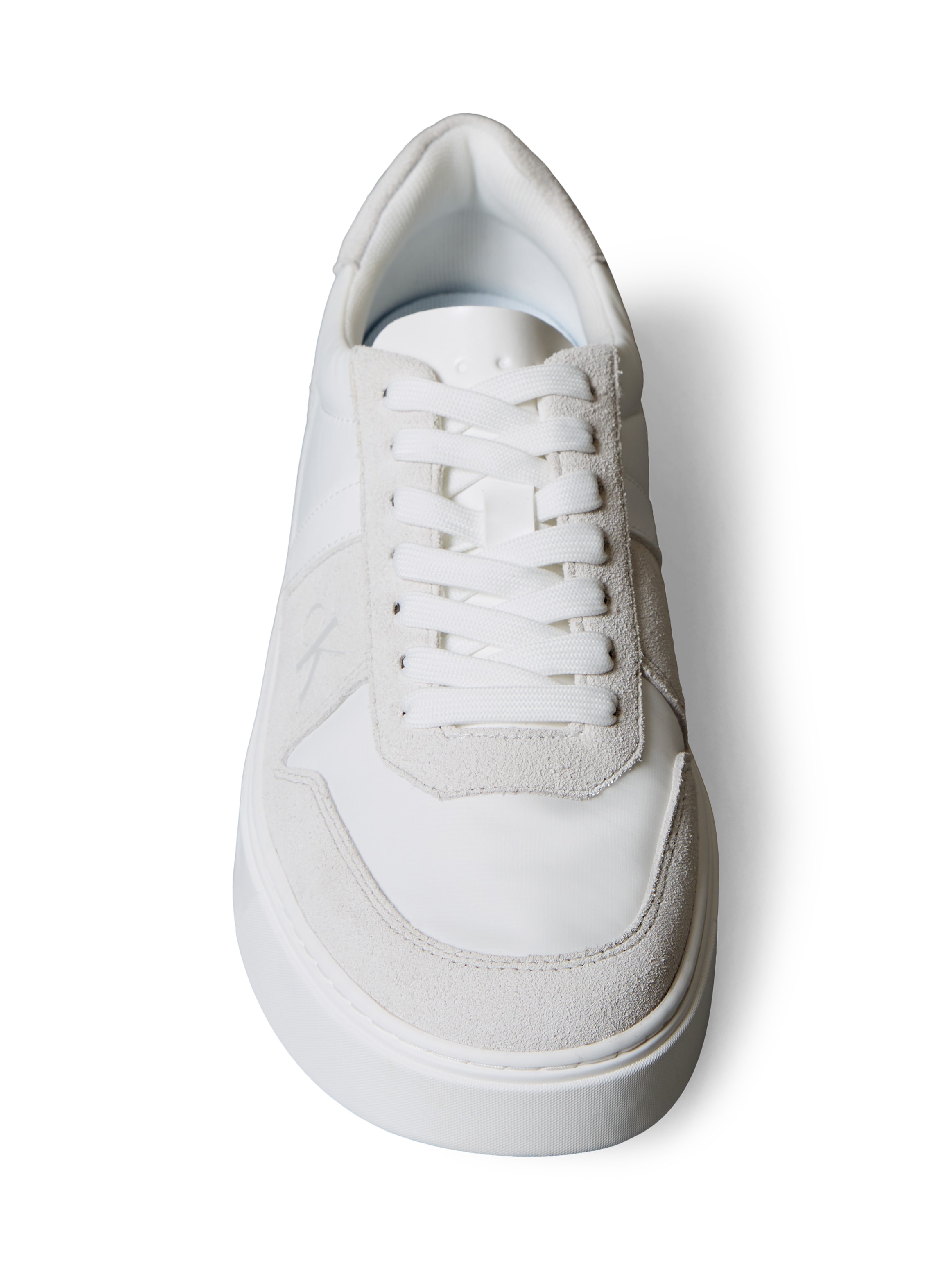 Calvin Klein Jeans Sneaker »CLASSIC CUPS LACE MIX EMB TONGUE«  Schnürschuh, Basket-Sneaker, Freizeitschuh in sportiver Optik