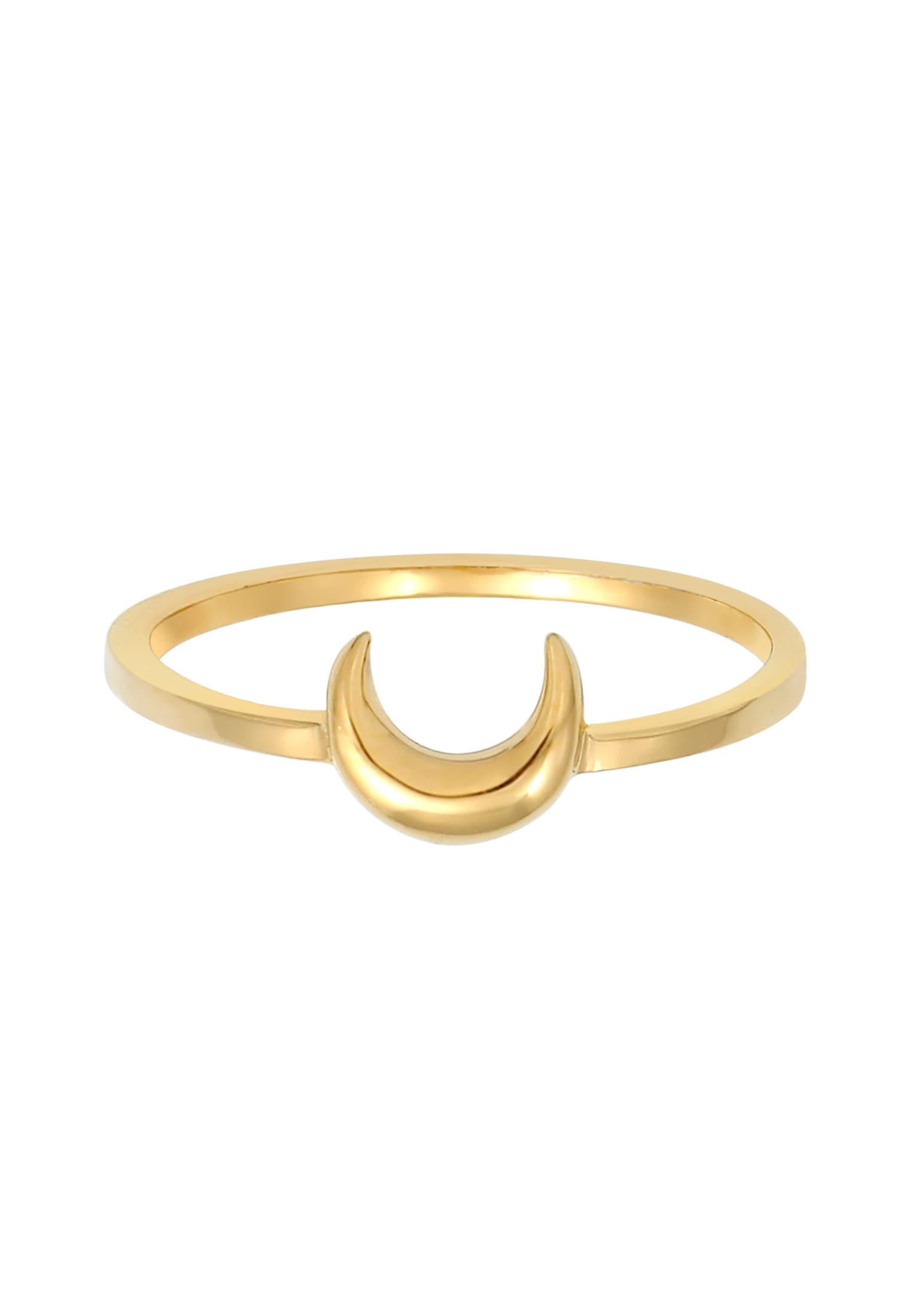 Elli Fingerring »Ring Halbmond Mond Astro Basic 925 Silber«