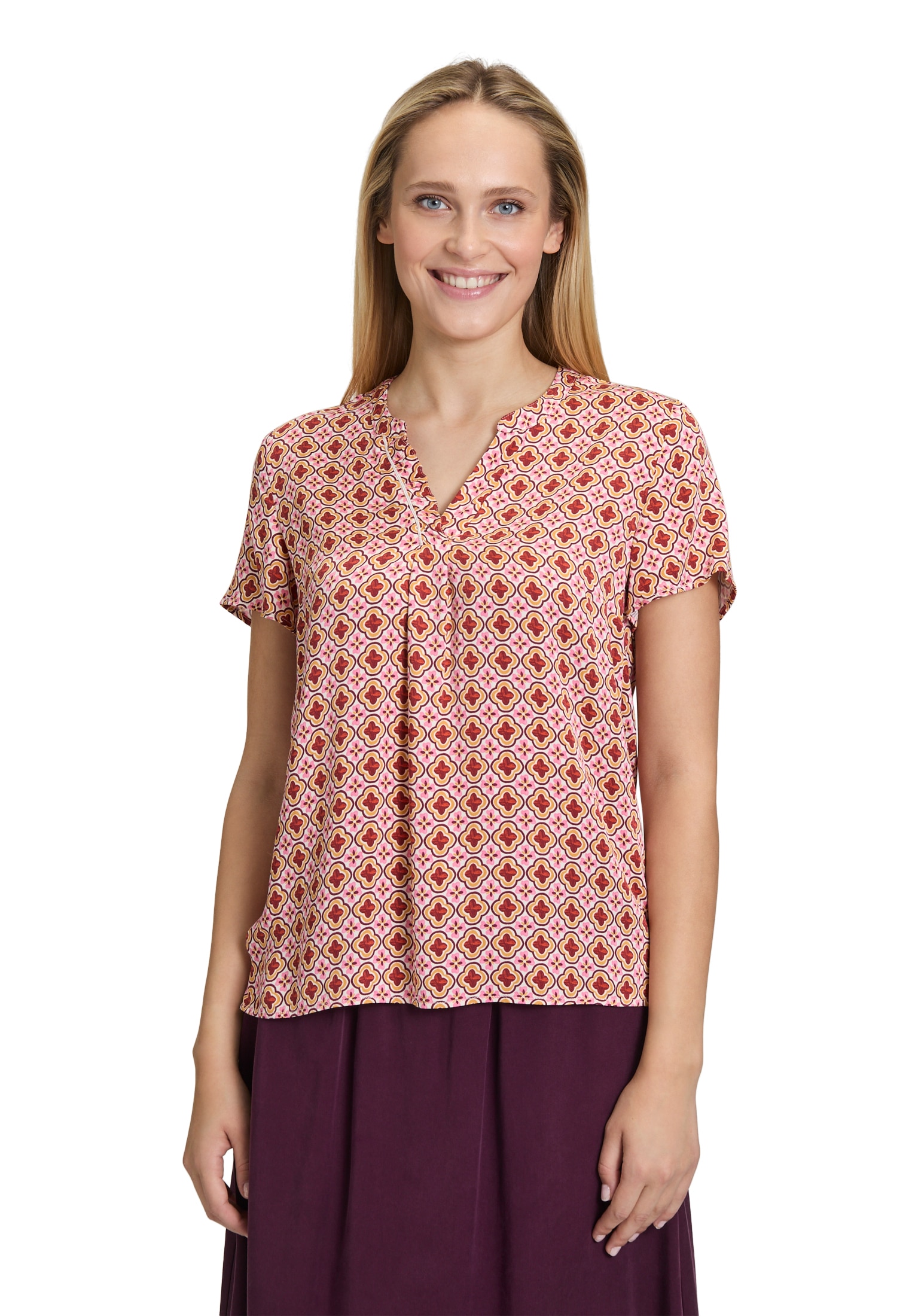 Cartoon Klassische Bluse »Blusenshirt mit Rüschen«