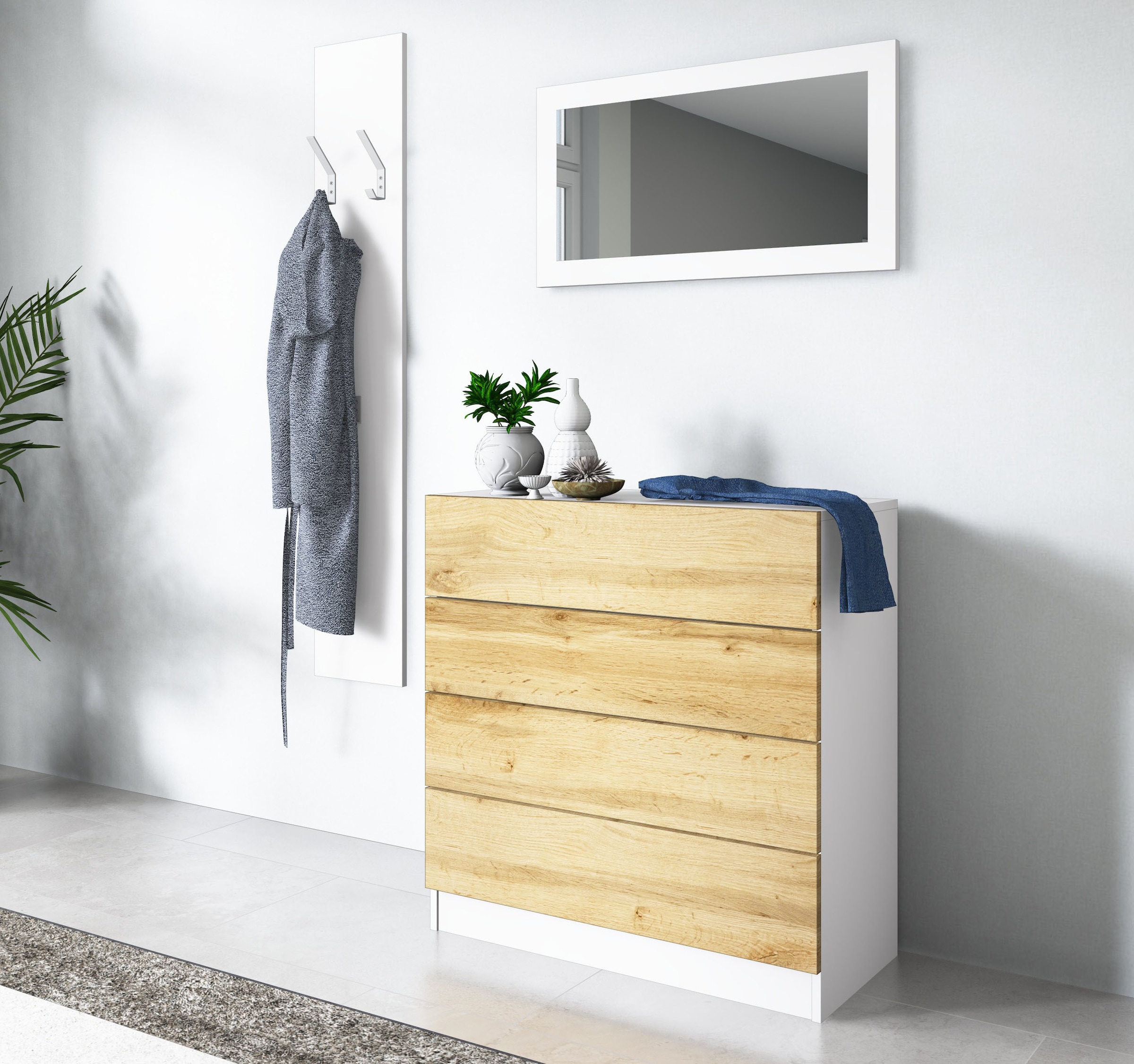 borchardt Möbel Garderoben-Set »Vaasa 3« Set, 3 Stk. tlg.