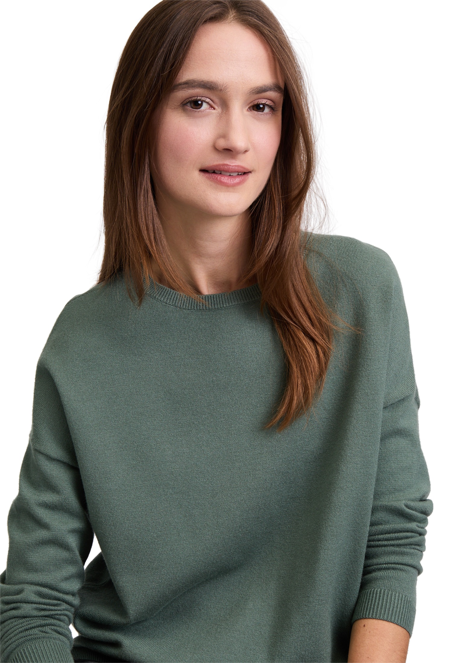 Cartoon Strickpullover »Strickpullover mit Rundhalsausschnitt«