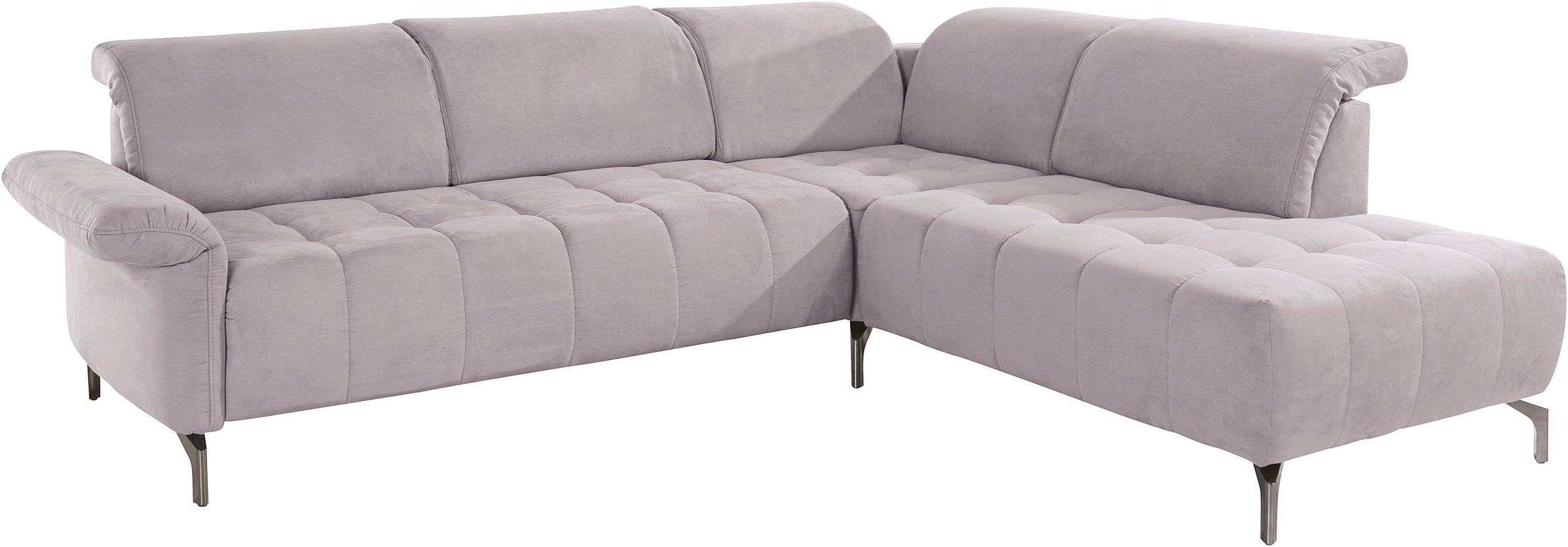 Home affaire Ecksofa »Fresh L-Form« Federkern, wahlweise Kopfteilverstellung und motorischer Vorziehsitz