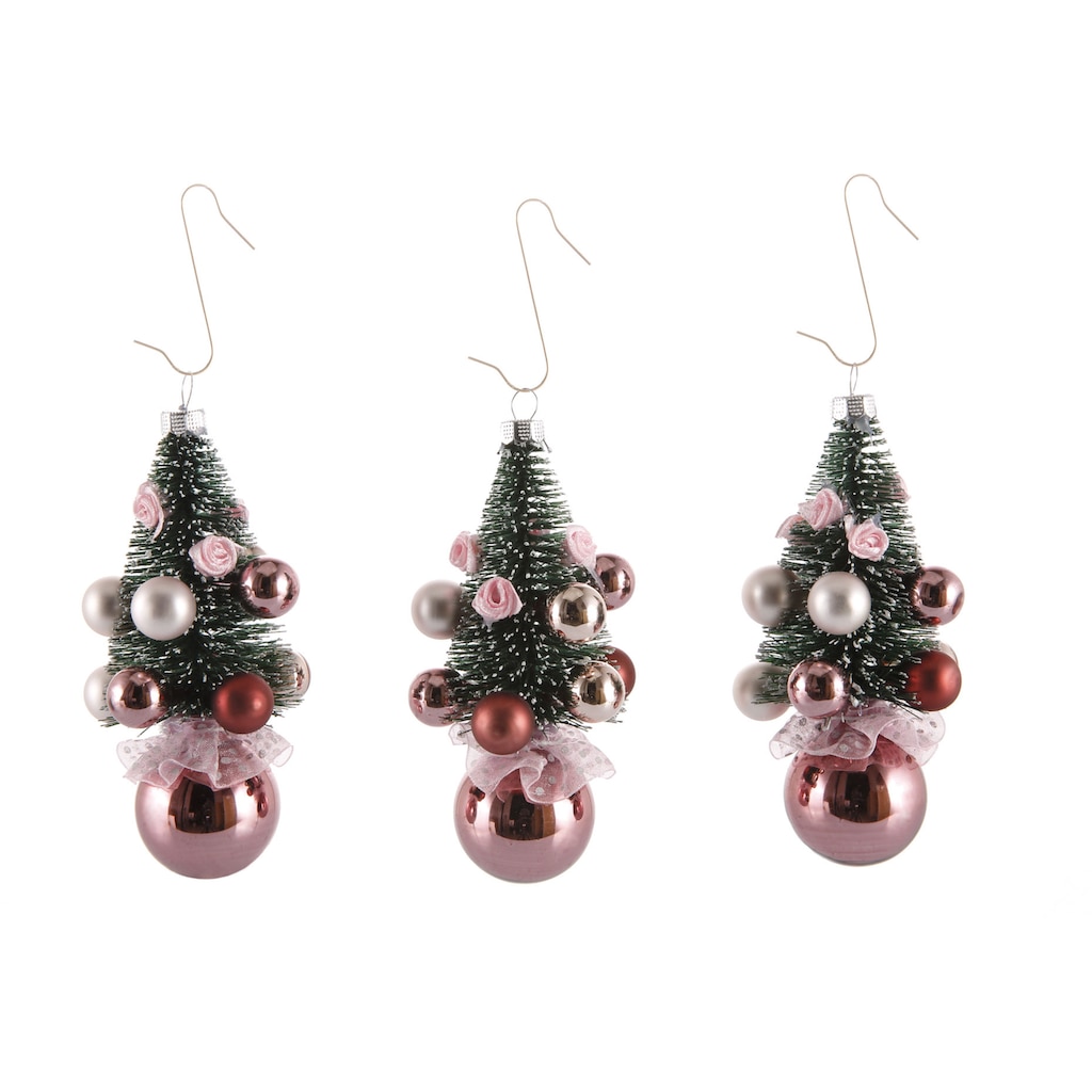 MAGIC by Inge Christbaumschmuck »Magic - Avenue of Romance, Weihnachtsdeko, Christbaumschmuck«, (Set, 3 tlg.)