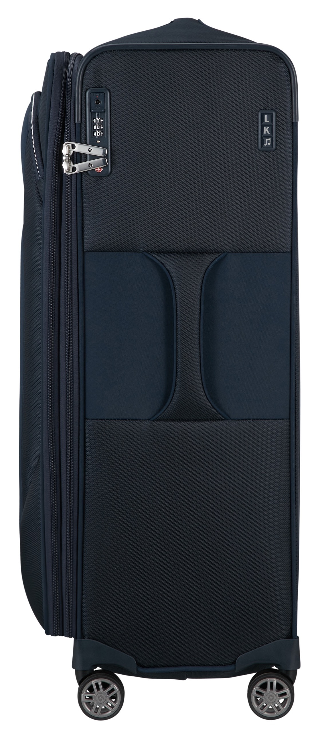 Samsonite Weichgepäck-Trolley »RE-LITE, verschiedene Größen und Farben«, (Set, 2 St., mit 2 Packwürfeln), 4 Rollen, Reisekoffer TSA-Schloss Stickerbogen Volumenerweiterung Laptopfach