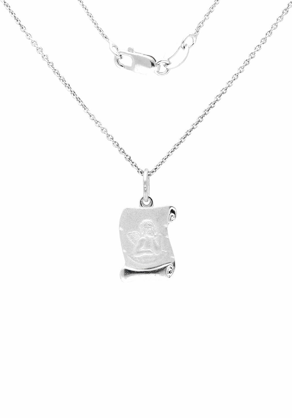 Firetti Kette mit Anhänger »Schmuck Geschenk Silber 925 Halsschmuck  Halskette Ankerkette Engel«, zu Kleid, Shirt, Jeans, Sneaker! Anlass  Geburtstag Weihnachten bei