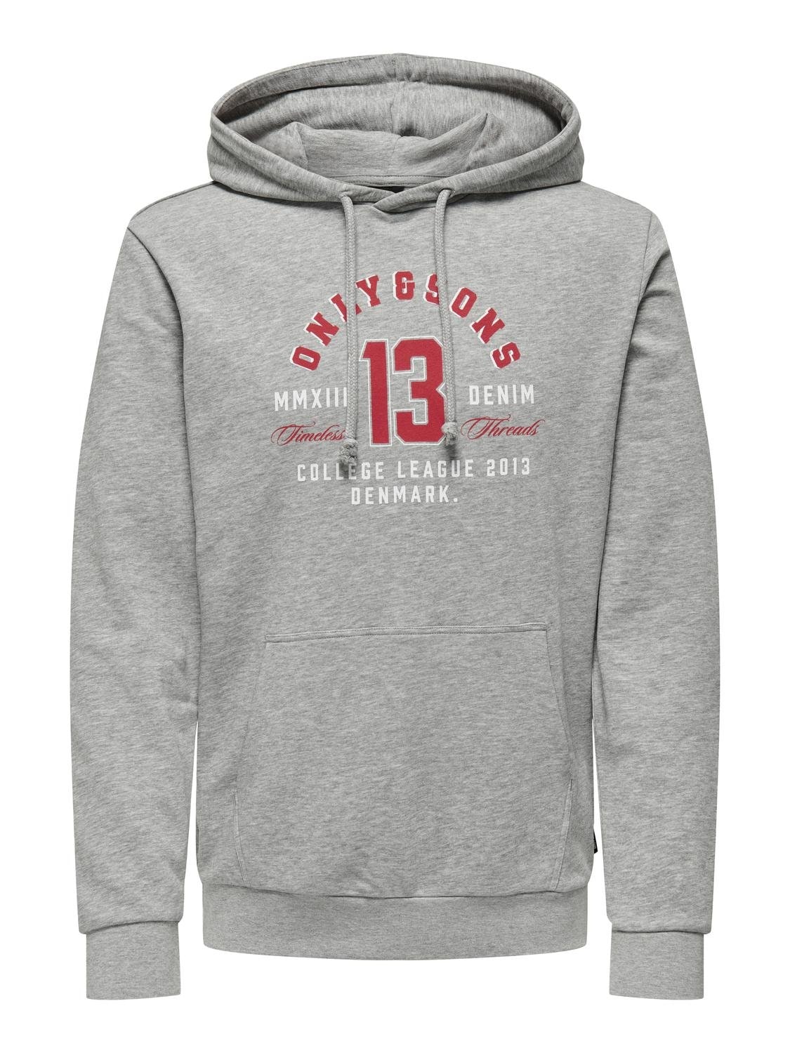 ONLY & SONS Kapuzensweatshirt »ONSLENNY REG VINTAGE PRINT HOOD SWEAT«