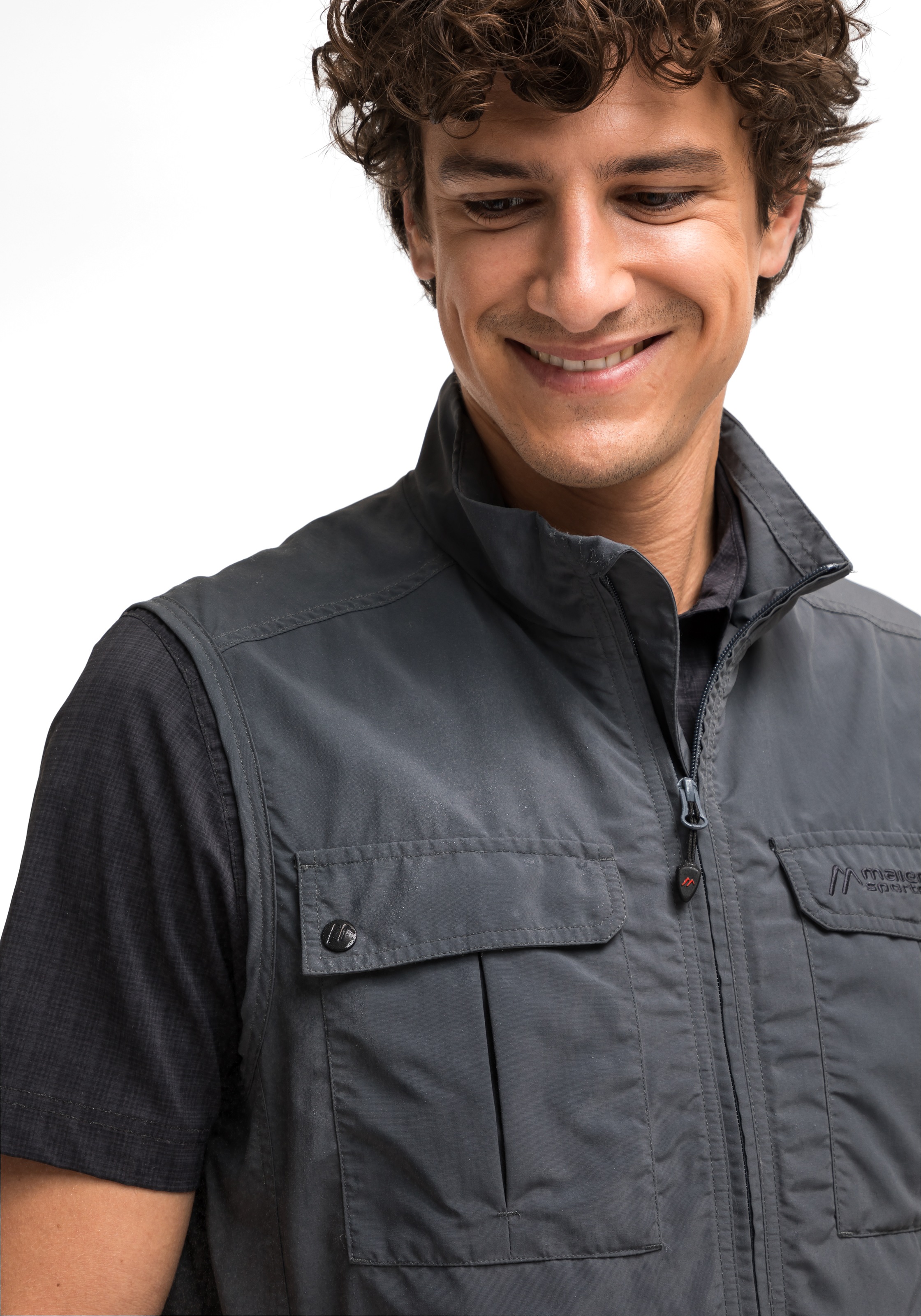 Maier Sports Funktionsjacke »Valdemar«, Vielseitige Funktionsweste, perfekt für Wandern und Reise