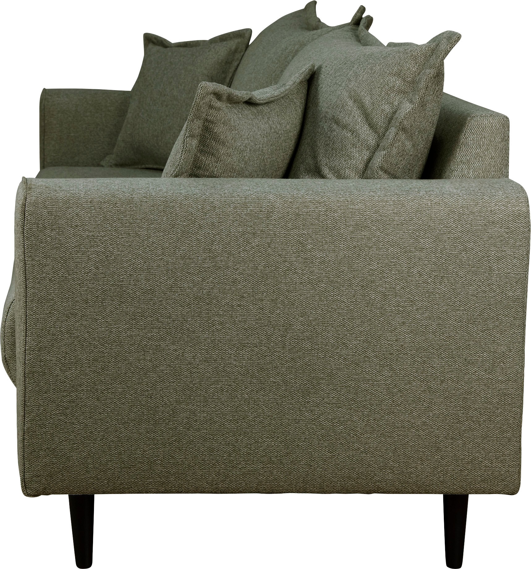 Home affaire 2-Sitzer »VEYRAS, hoher Sitzkomfort, Maße B/T/H: 162/84/76 cm«, mit Wellenunterfederung, incl. Rückenkissen und Zierkissen