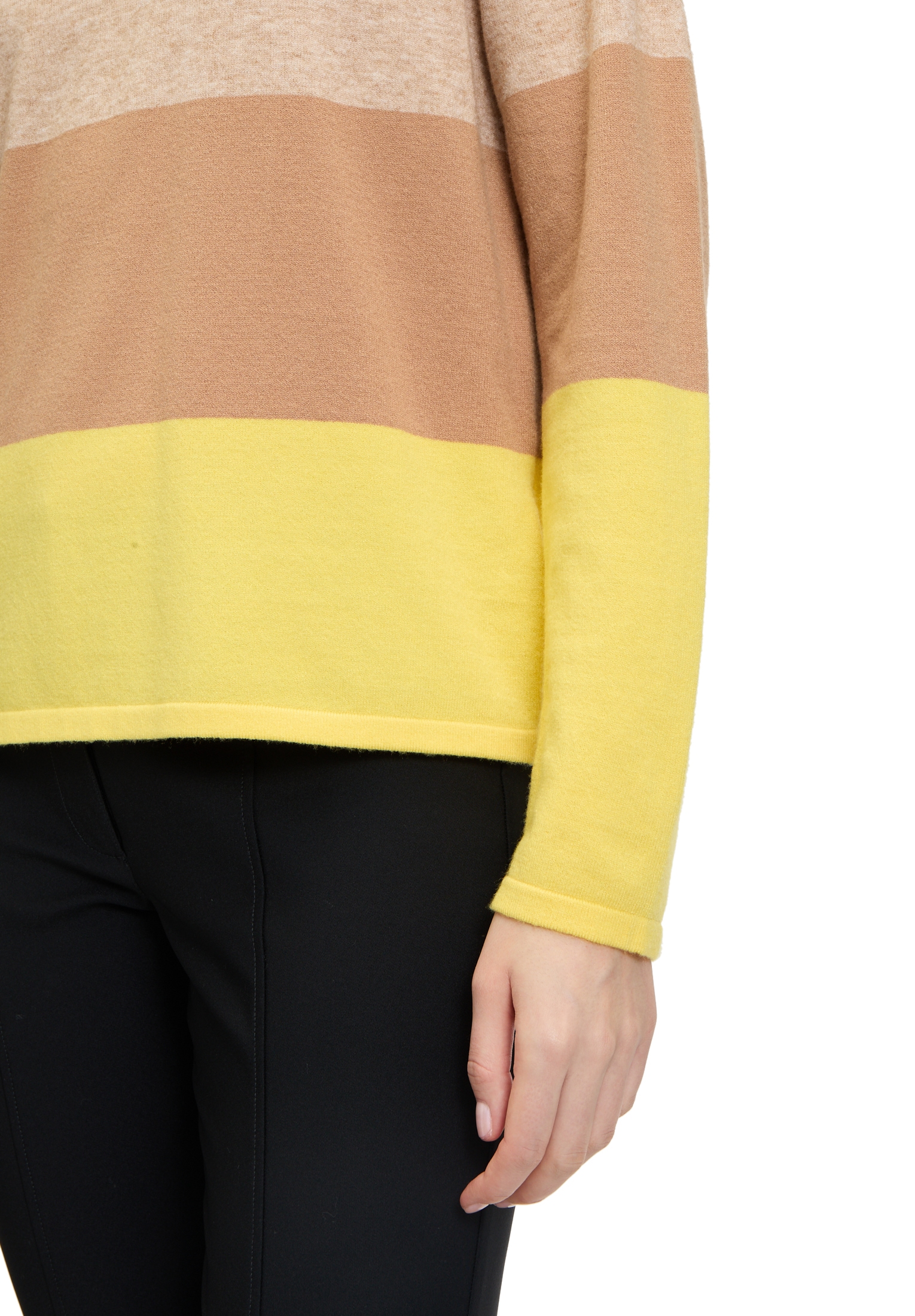 Betty Barclay Rundhalspullover »Feinstrickpullover mit Color Blocking«