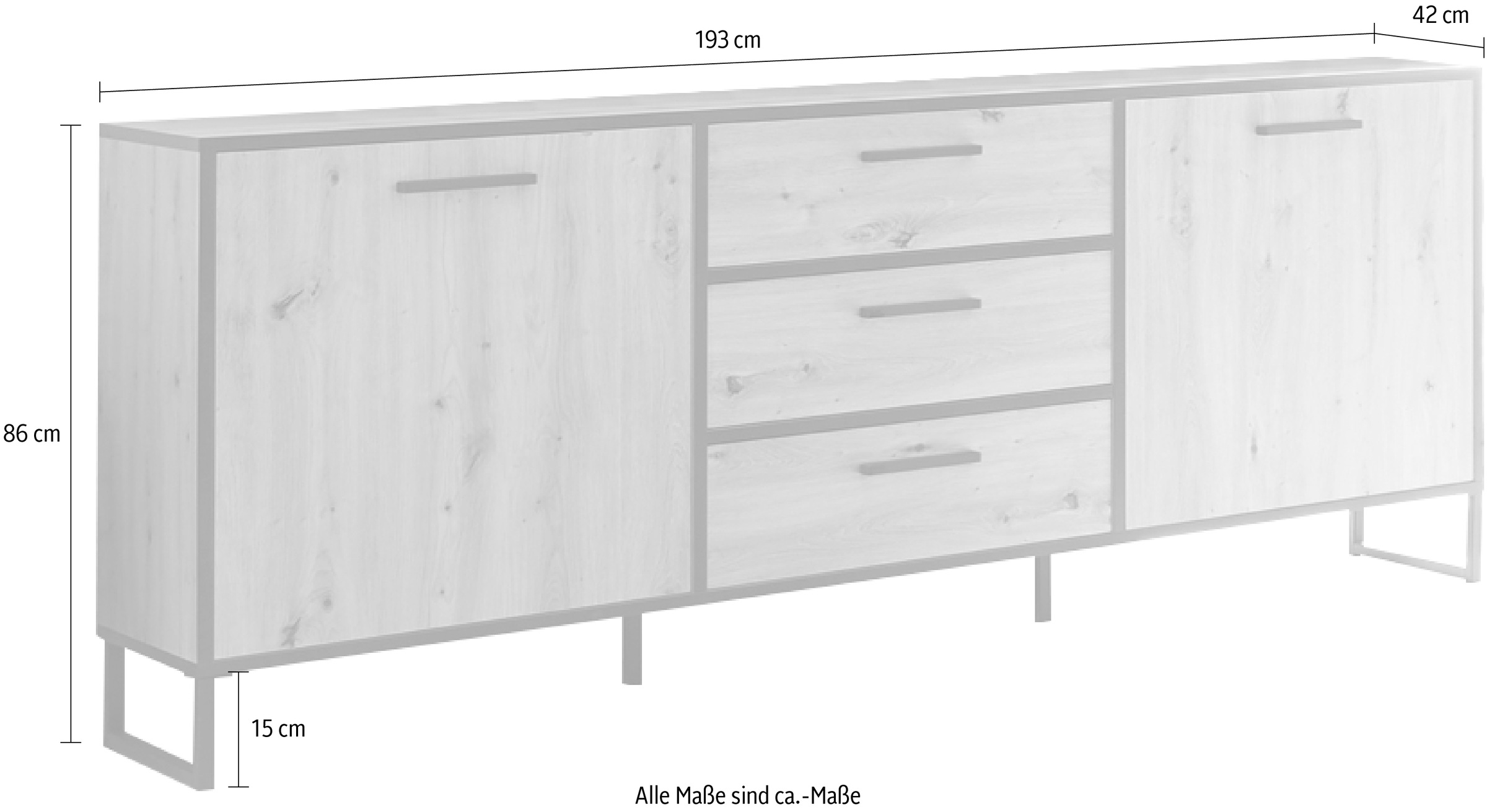 Mäusbacher Sideboard »Torres«