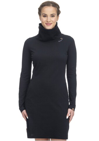 Ragwear Jerseykleid »PLENA ORGANIC«, mit hohem Schalkragen und Zierknopf-Besatz kaufen
