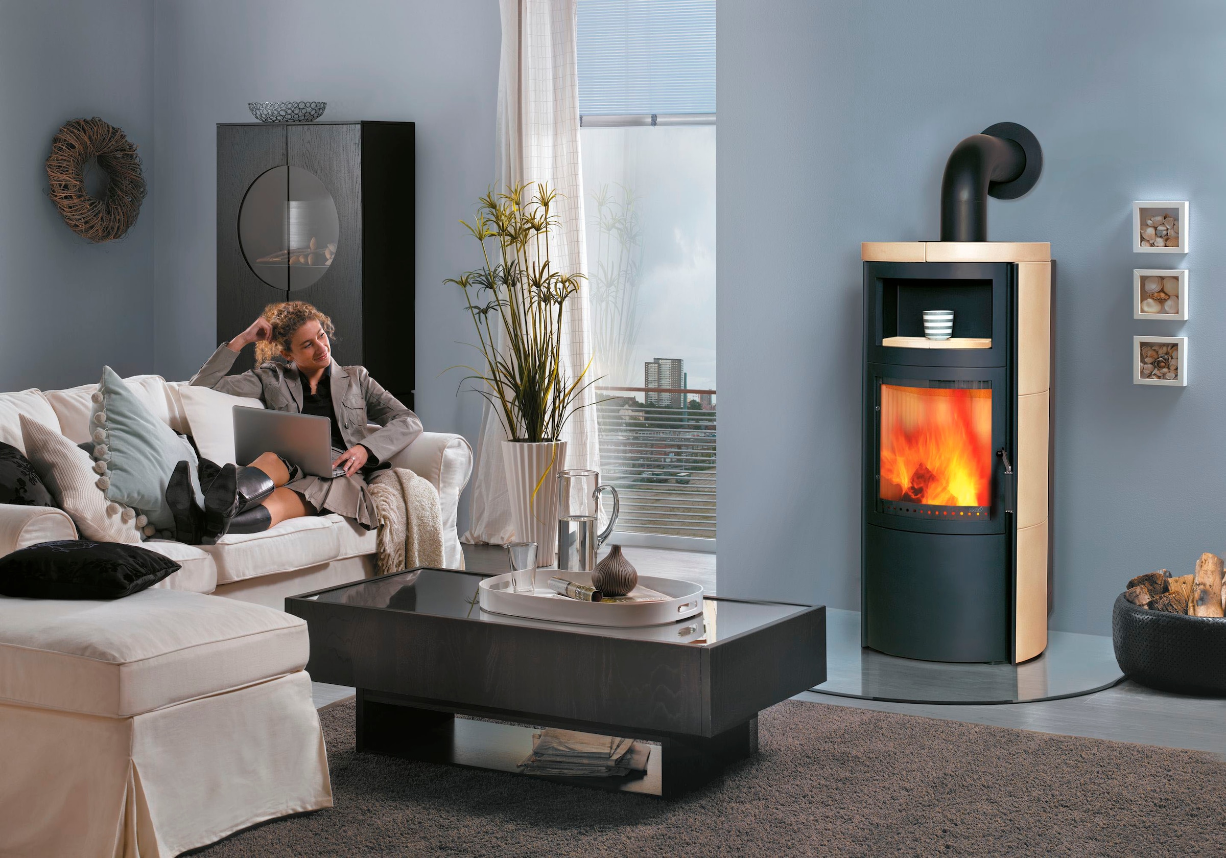 HARK Kaminofen »»Vito WW GT ECOplus 8,4 KW«« creme