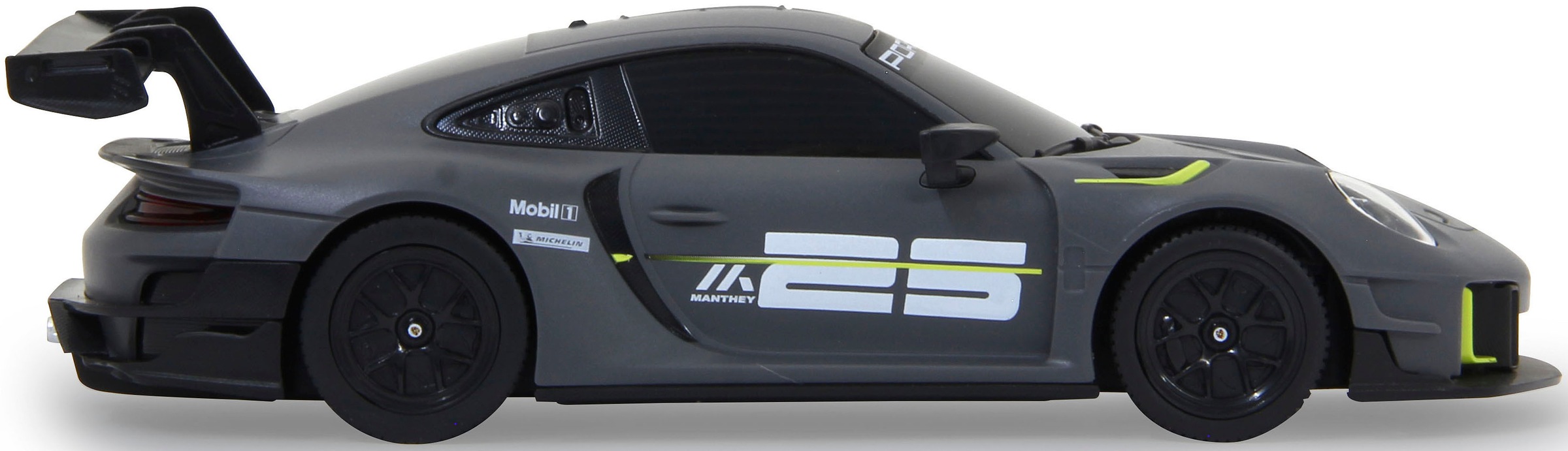 Jamara RC-Auto »Deluxe Cars, Porsche 911 GT2 RS Clubsport 25 1:24, grau - 2,4 GHz«