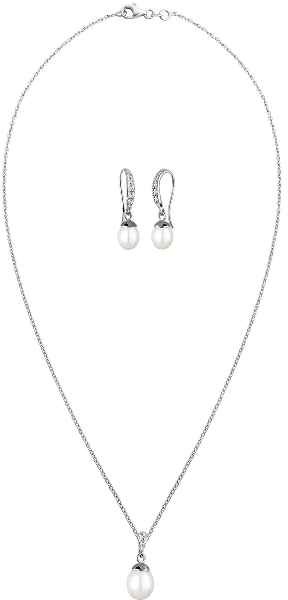 Elli Ohrring und Ketten Set, (Set, 4 tlg.)