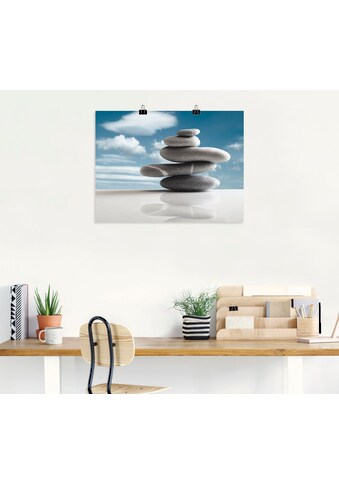 Artland Wandbild »Stapel von fünf Steinen«, Zen, (1 St.), in vielen Größen &... kaufen