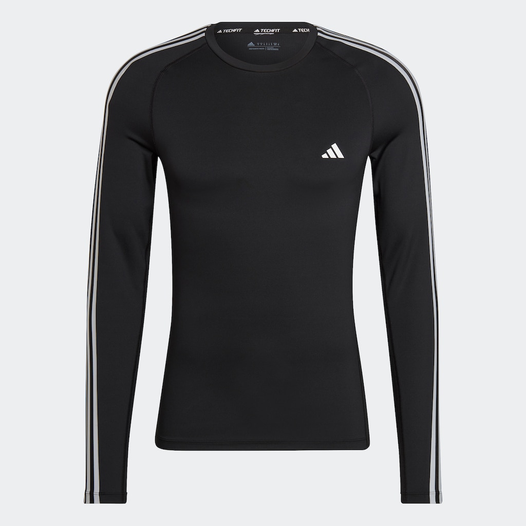 adidas Performance Funktionsshirt »TECHFIT 3STREIFEN TRAINING LONGSLEEVE«