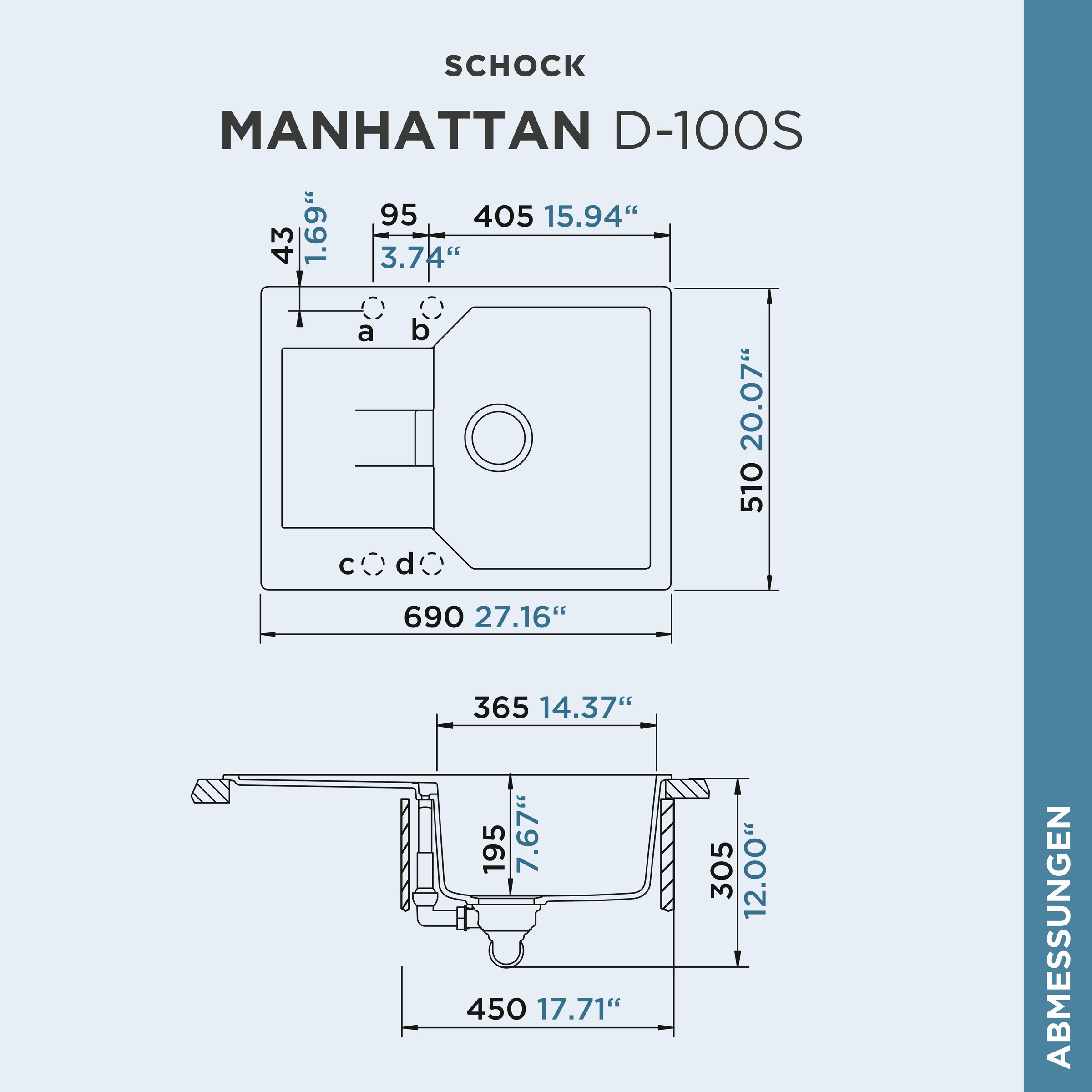 Schock Granitspüle »Lucca«
