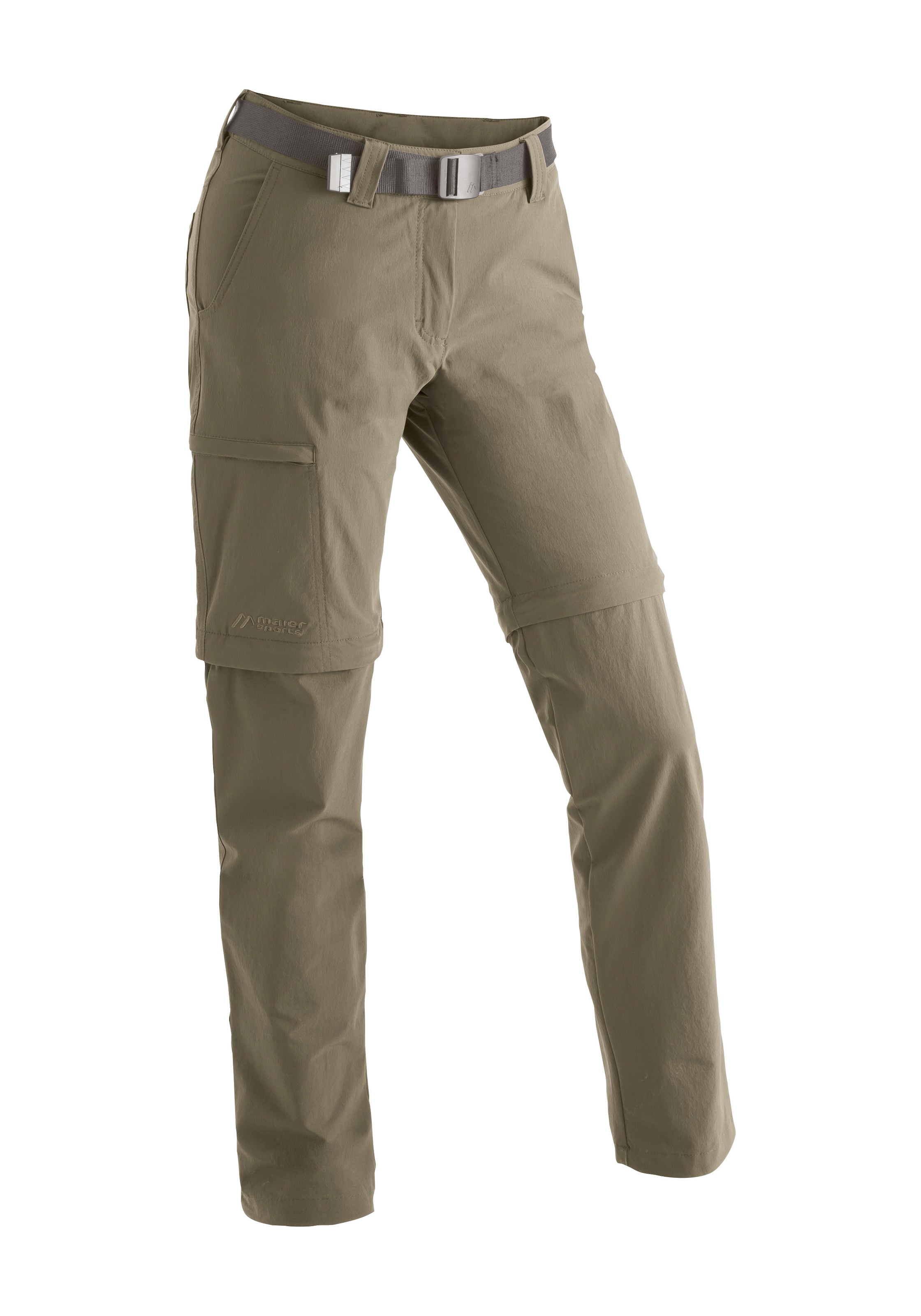 Maier Sports Outdoorhose »Inara slim zip«  Damen Zip-Off Wanderhose, atmungsaktive Trekkinghose, Slim Fit