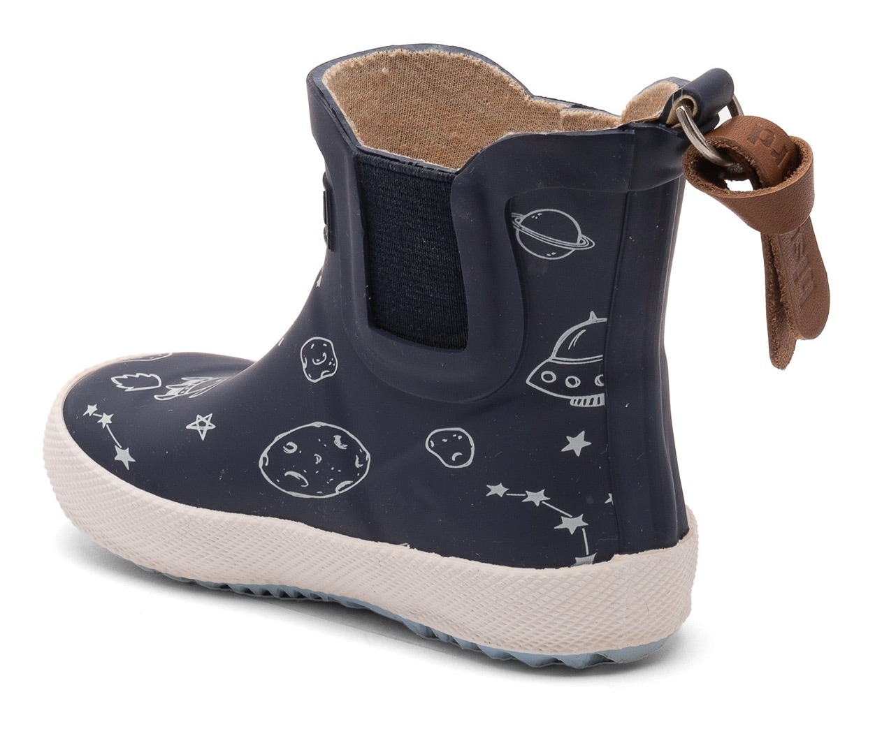 Bisgaard Gummistiefel »baby rubber Weite: normal«, Babyschuh mit Stretcheinsatz, Größenschablone zum Download