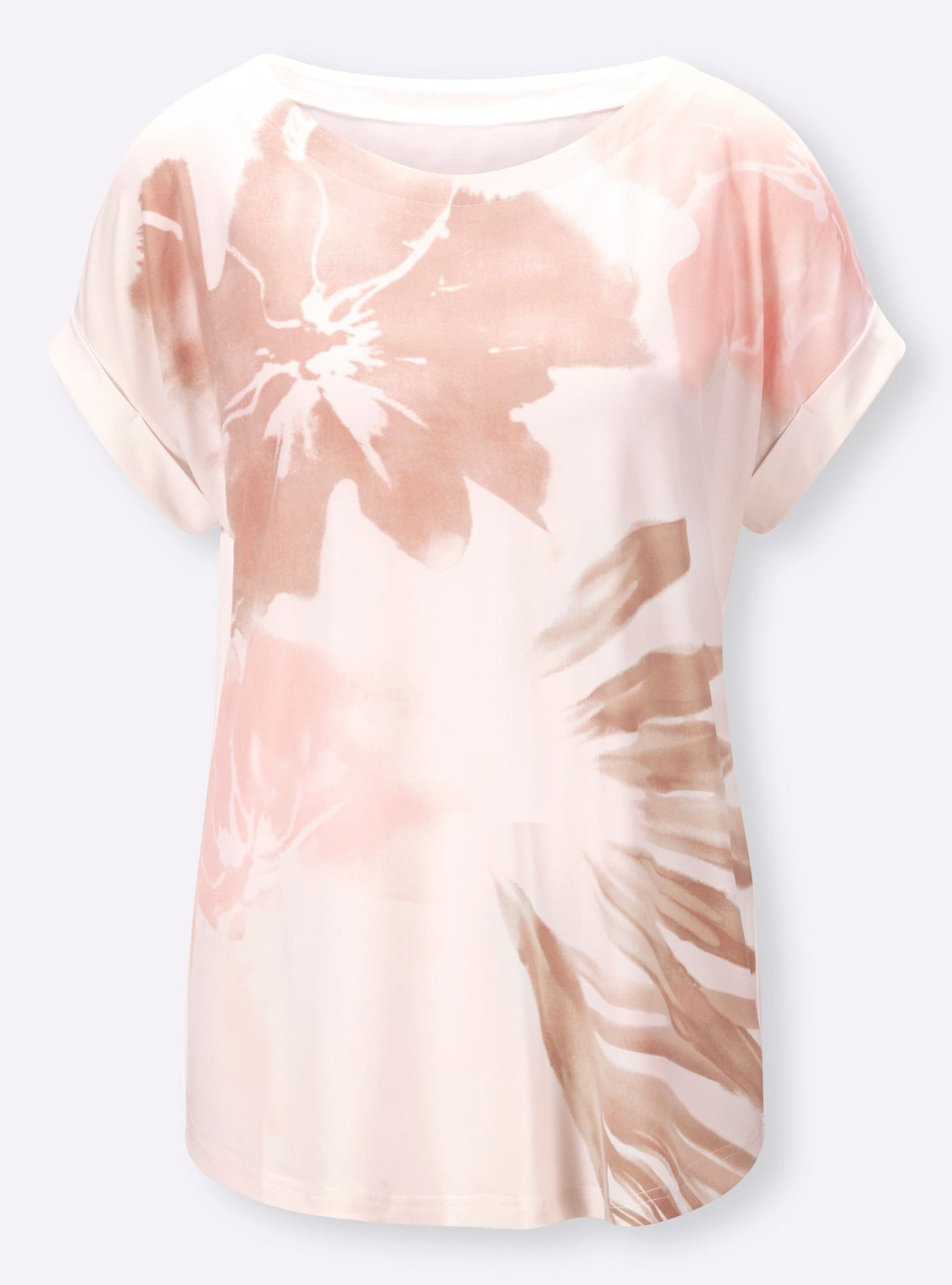 heine Kurzarmshirt »Druck-Shirt«, (1 tlg.)