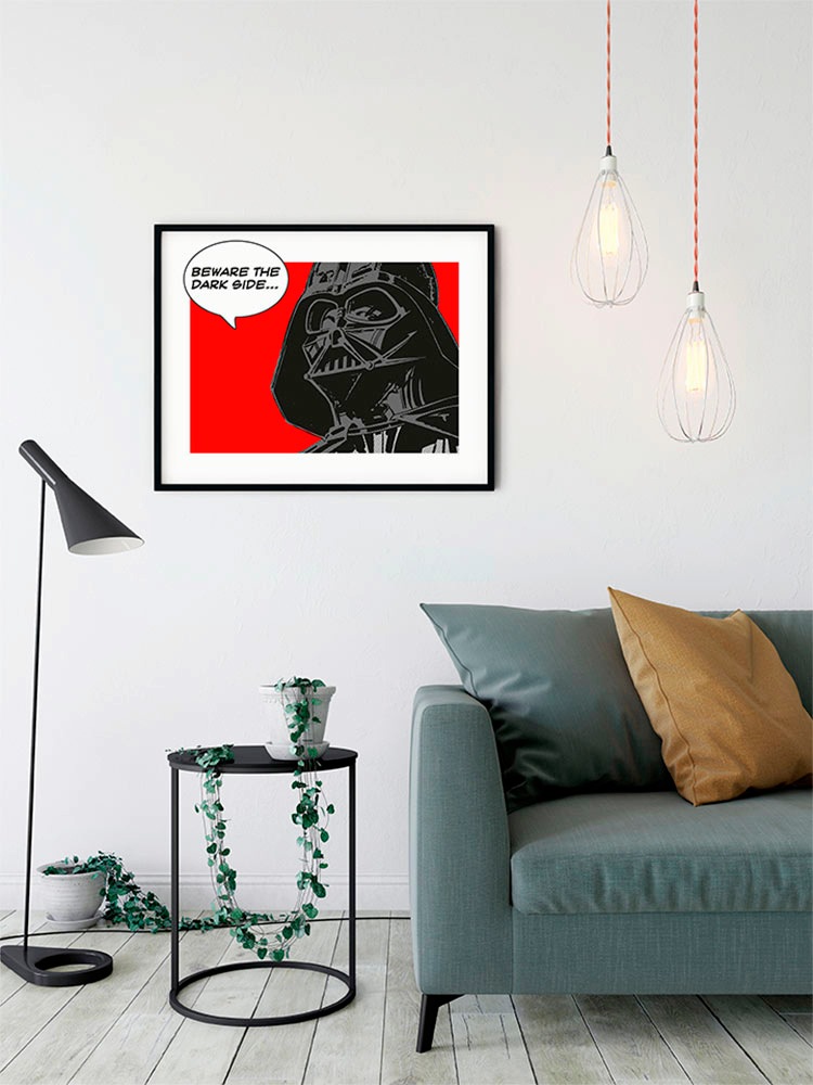 Komar Bild »Star Wars Classic Comic Quote Vader« Star Wars 1 Stk. tlg. Wandbild zur Dekoration im Kinderzimmer - ohne Rahmen