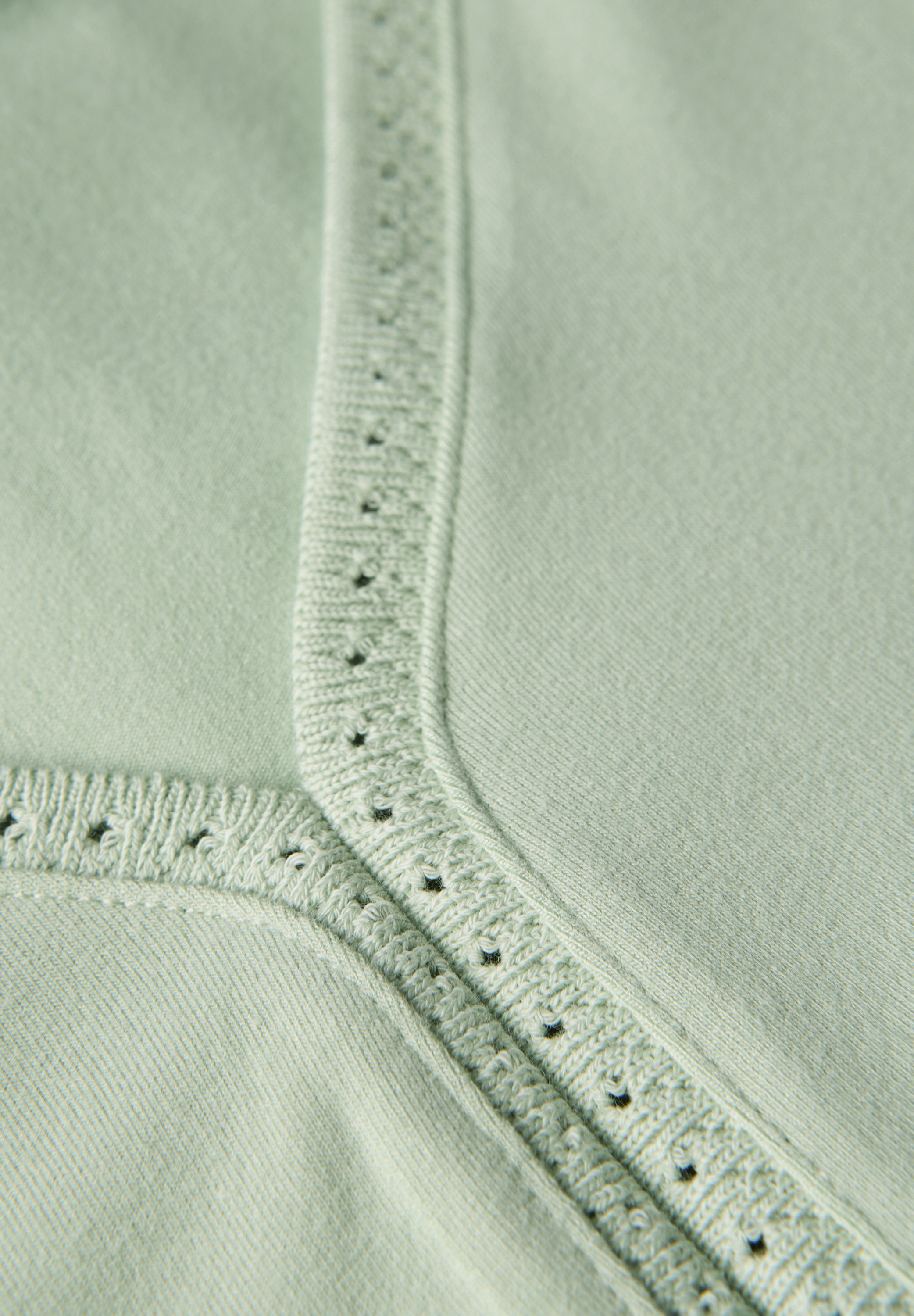 STREET ONE Shirttop mit Häkel Details