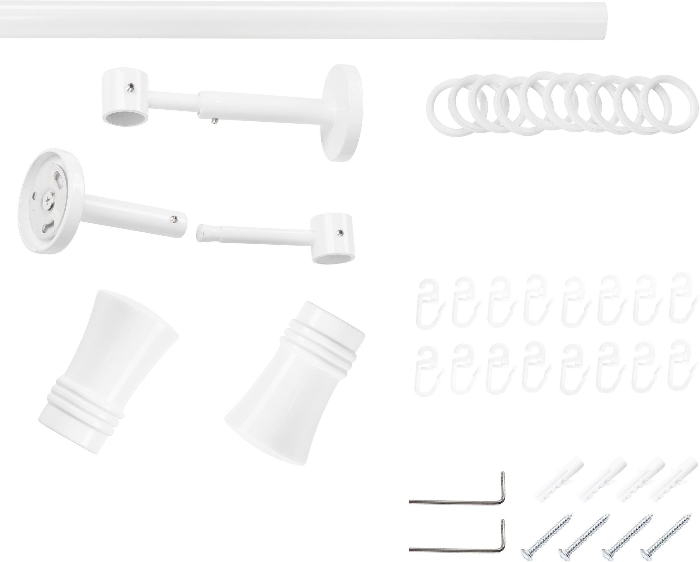 SN DECO GROUP Gardinenstange Ø 19 mm Fixmaß;kürzbar
