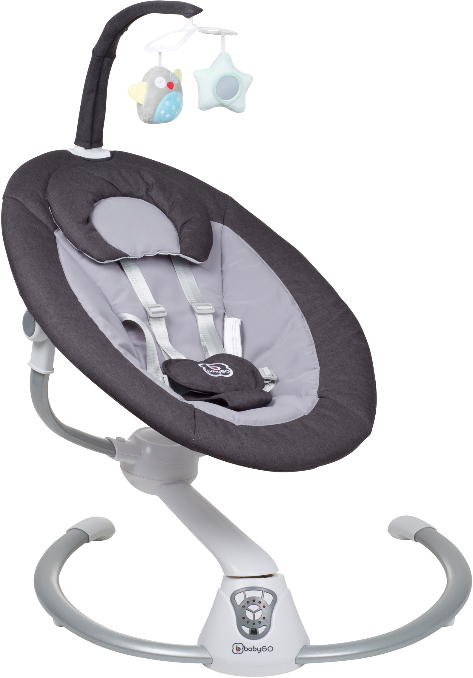 BabyGo Babywippe »Homey«, bis 9 kg, mit Schaukelbewegungen und Sound