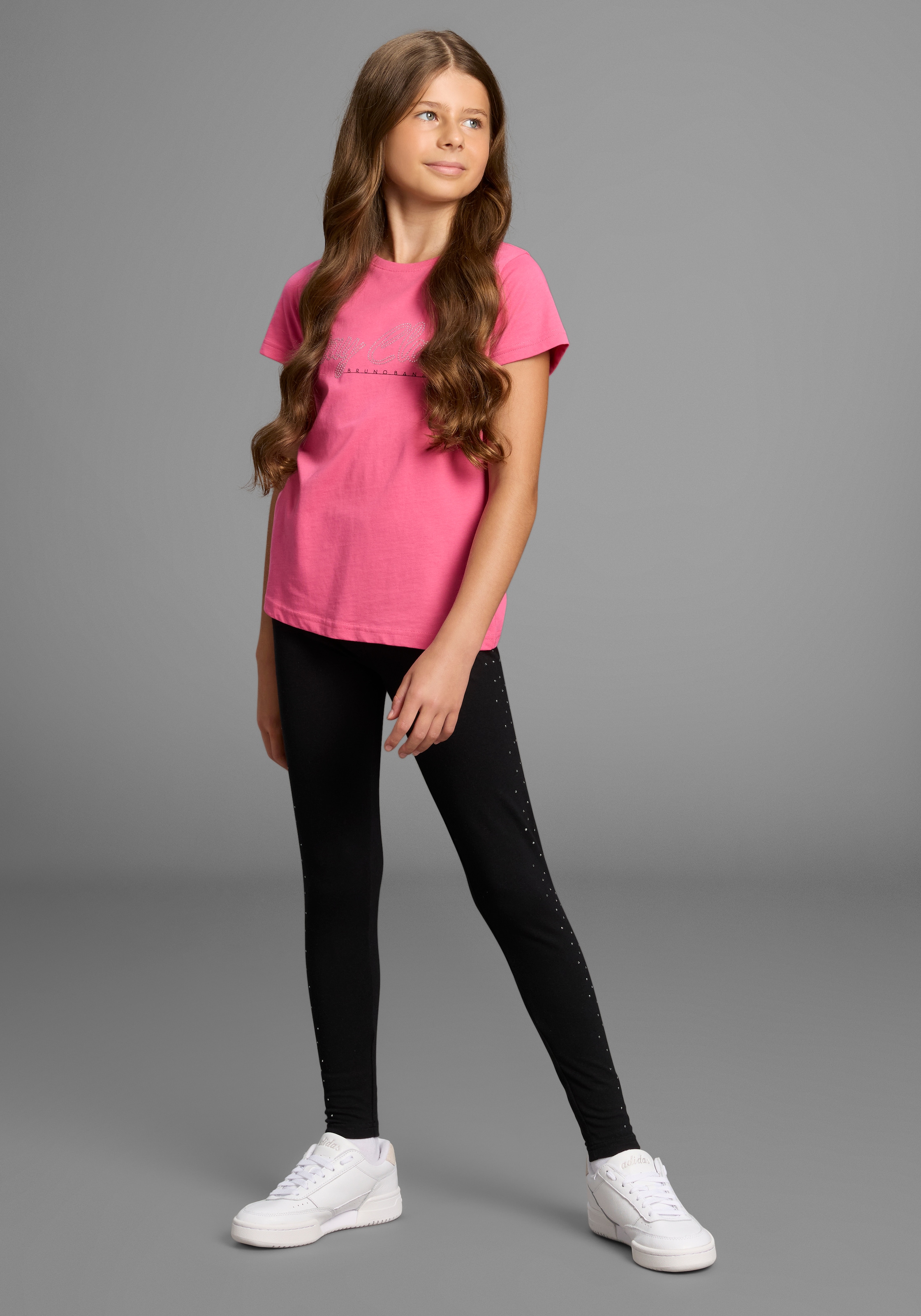 Bruno Banani Leggings »Hose mit Strass-Steinen«  NEU! BRUNO BANANI für TEENS. Glitzer-Leggings
