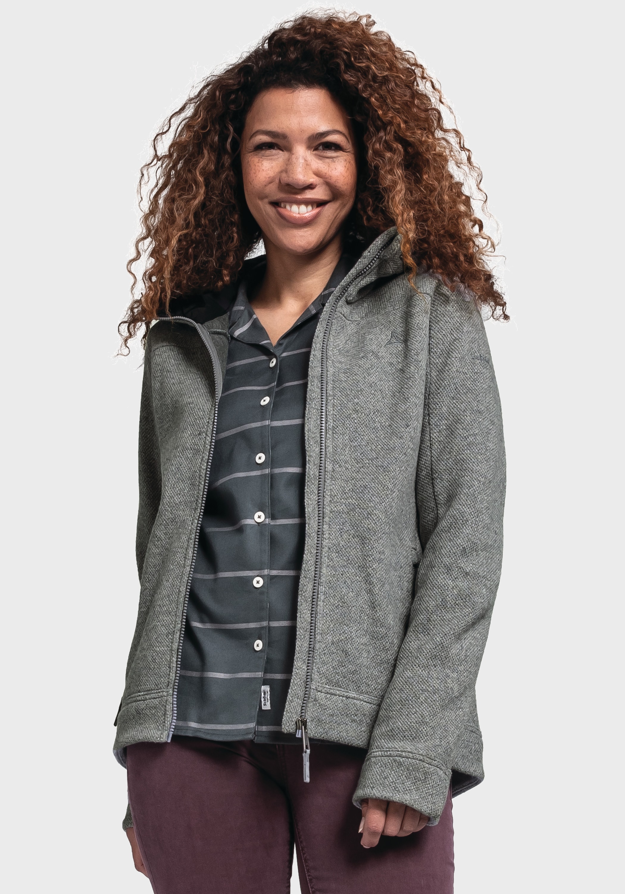 Schöffel Fleecejacke »Fleece Hoody Lakefield L«, mit Kapuze