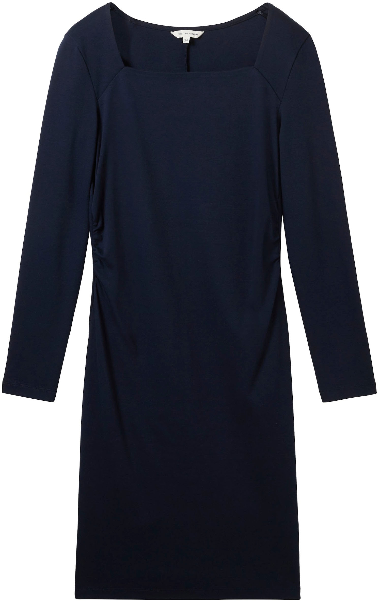 TOM TAILOR Jerseykleid, mit eckigem Ausschnitt