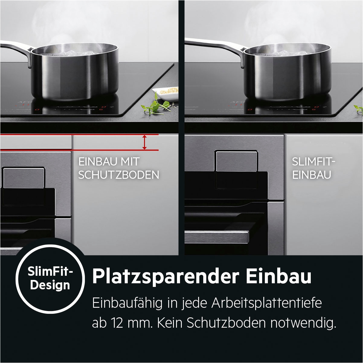 AEG Induktions-Kochfeld »IKE64441XB«, mit Hob²Hood - Funktion