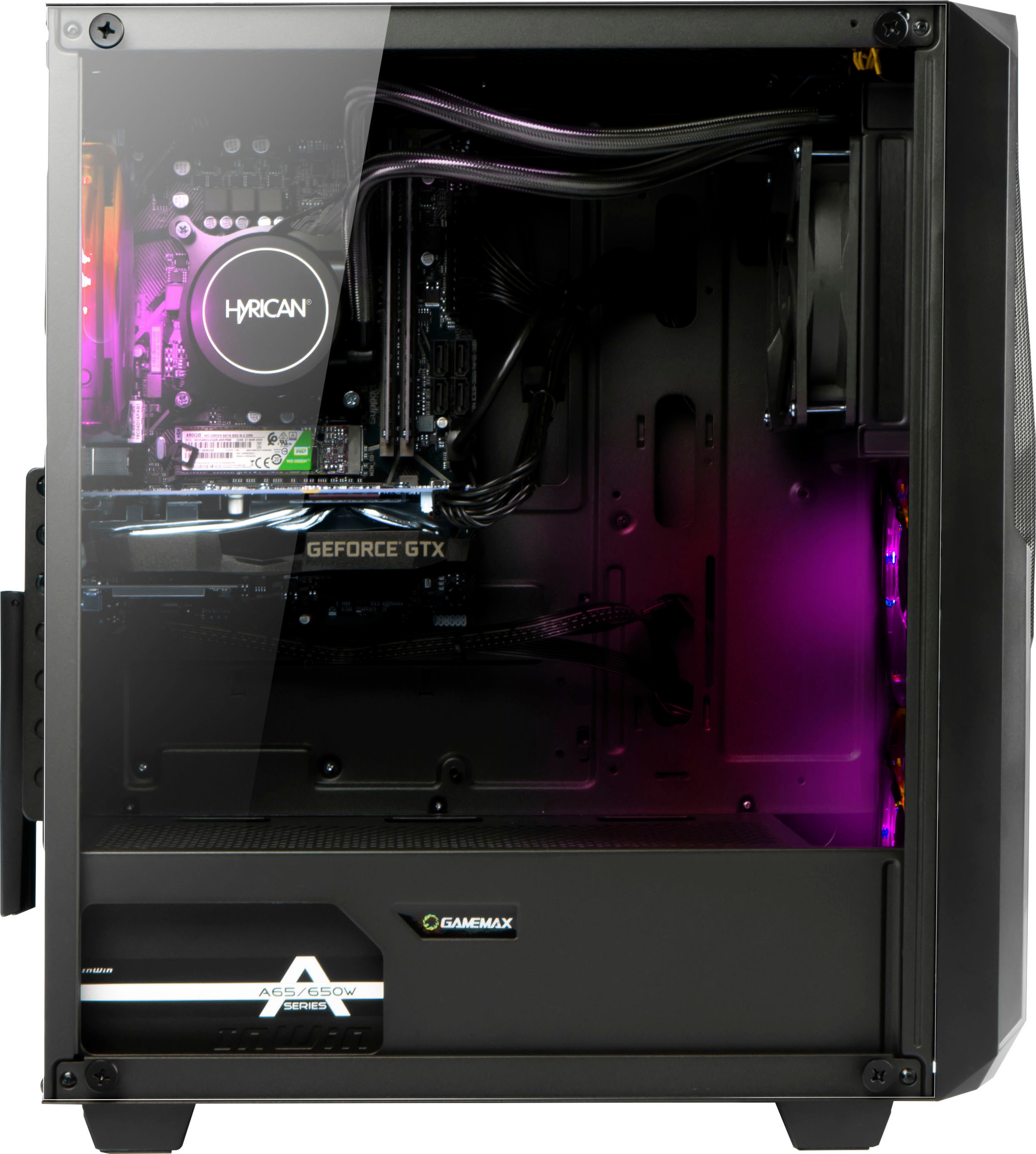 Hyrican Gaming-PC-Komplettsystem »Striker SET02268«, Windows 11, i5-12400F, inklusive 27" Monitor AOC C27G2AE/BK