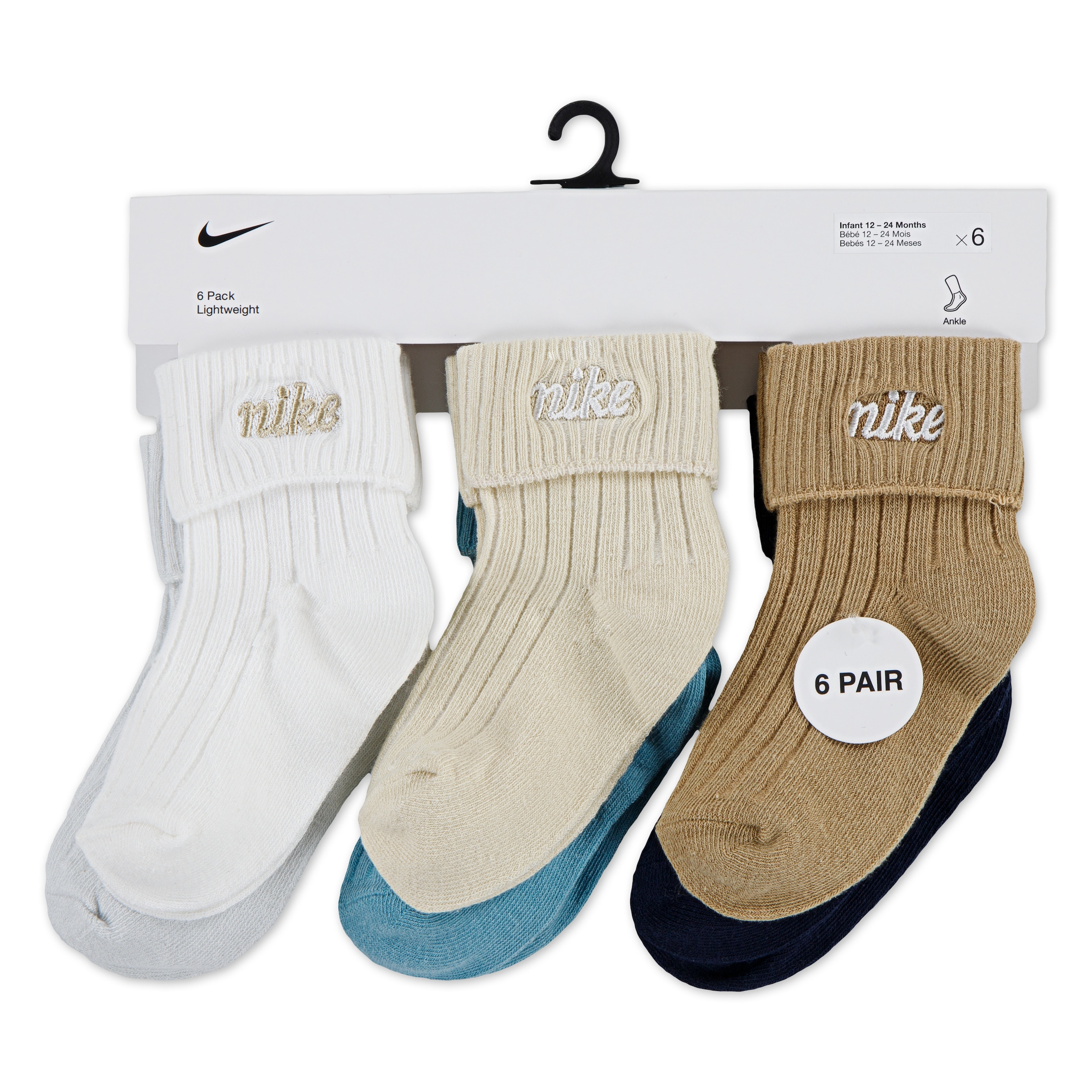 Nike Sportswear Socken »NHN 6PK RIB TURNCUFF INF SOCK für Kinder« 6 Paar tlg. für Kinder