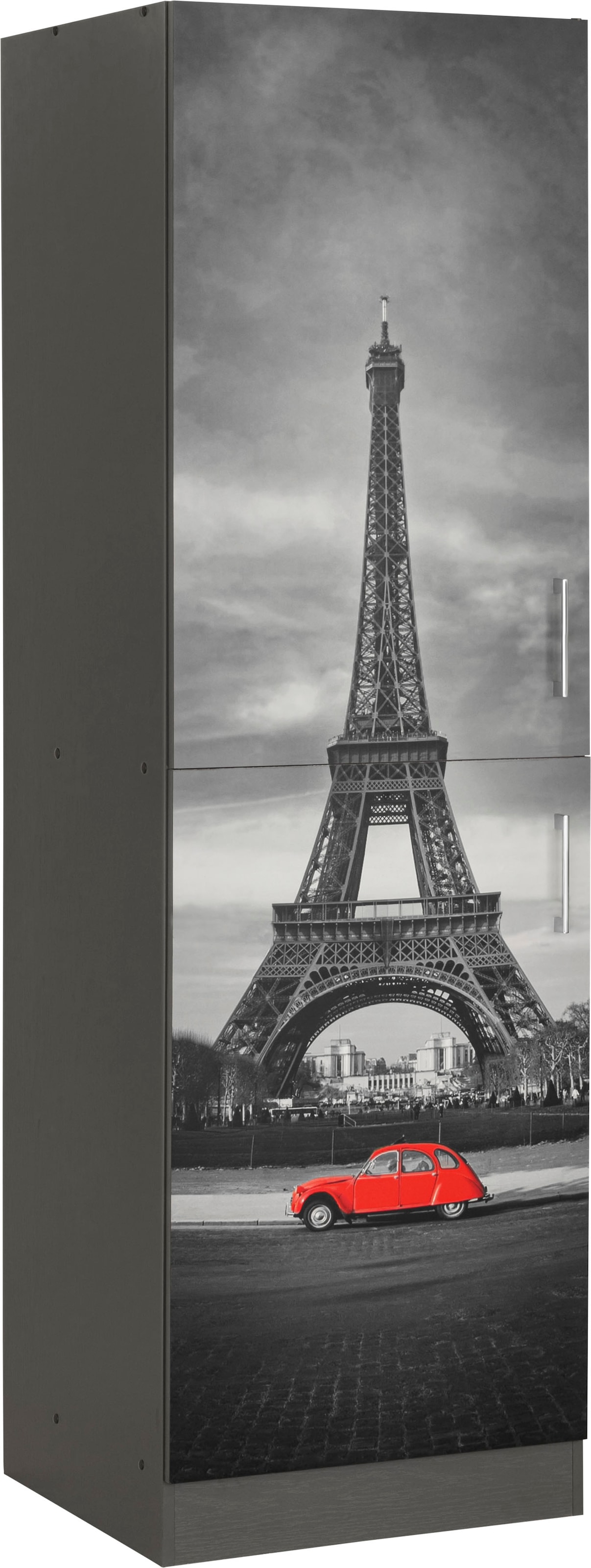 HELD MÖBEL »Paris«, 60 Stauraum, auf cm viel mit cm hoch, 200 Digitaldruck Raten breit, bestellen Vorratsschrank hochwertigem