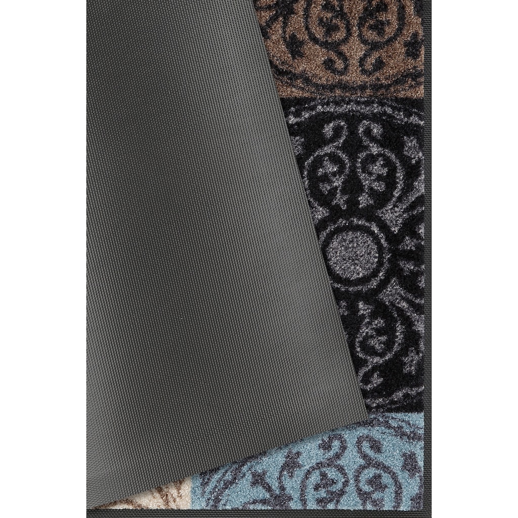 wash+dry by Kleen-Tex Fußmatte »Da Capo«, rechteckig, 7 mm Höhe, Schmutzfangmatte, rutschhemmend, In- und Outdoor geeignet, waschbar