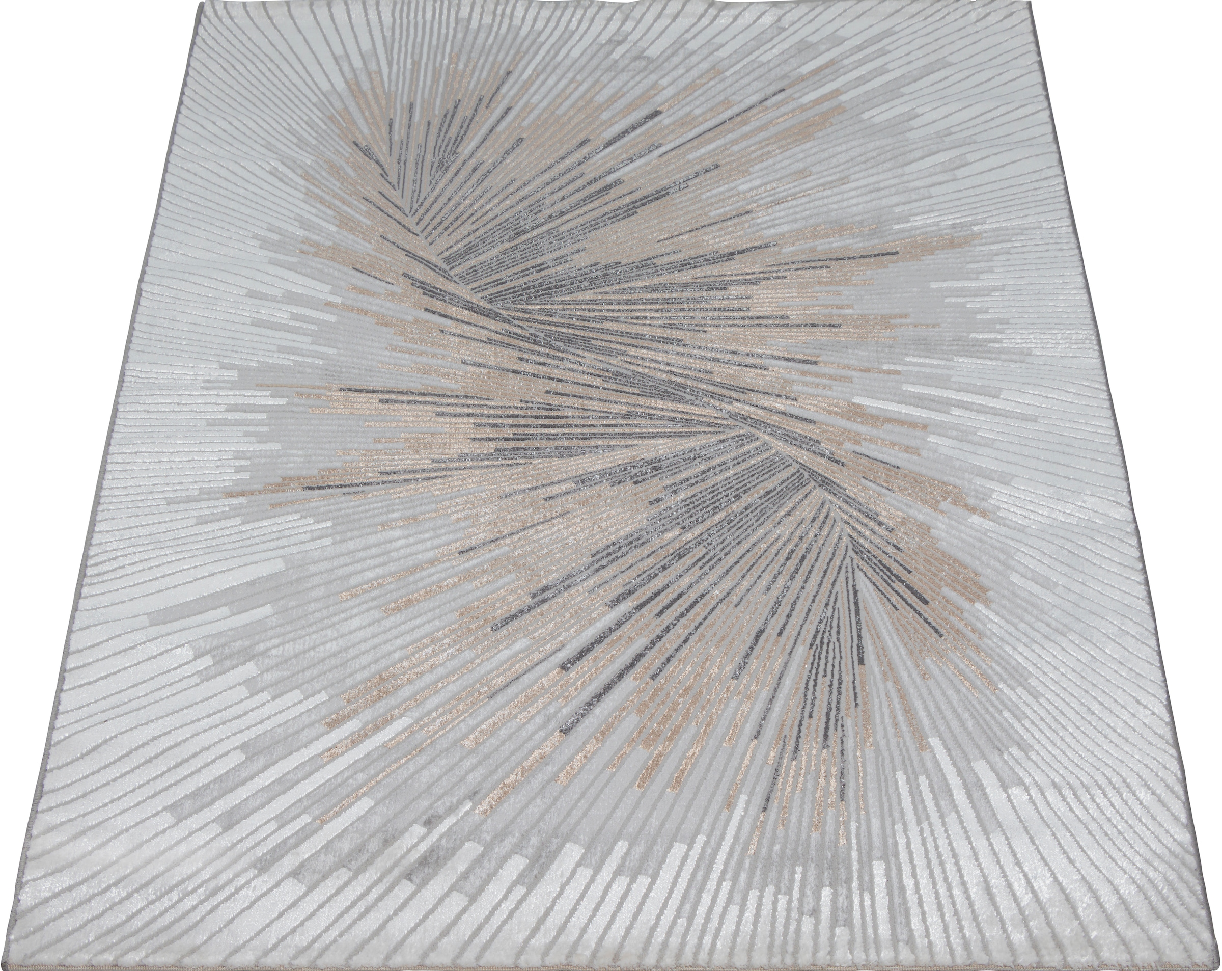 Leonique Teppich »Elora Kurzflor«, rechteckig, mit leichtem Glanz, Hoch  Tief Struktur, elegantes Design, Wohnzimmer online kaufen