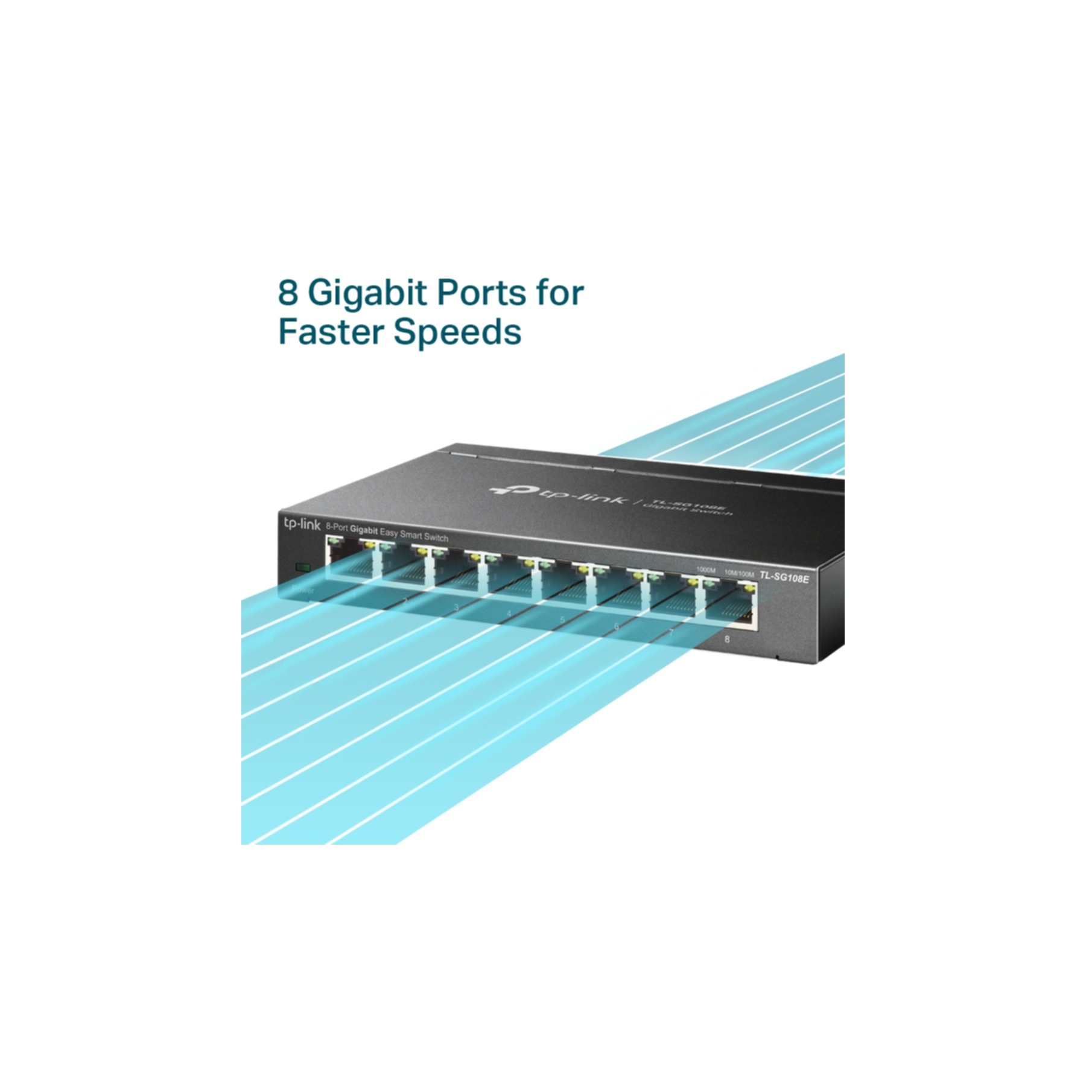 TP-Link Netzwerk-Switch »TL-SG108E«