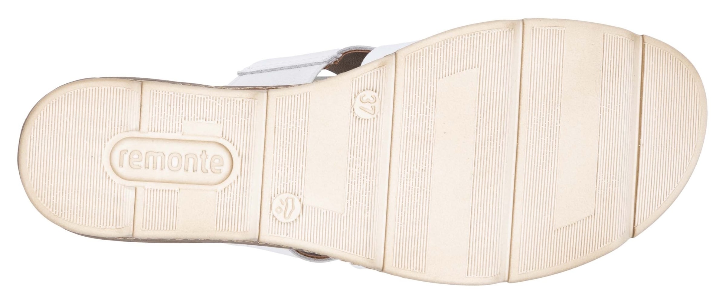 Remonte Pantolette, Keilabsatz, Sommerschuh, Schlupfschuh mit schöner Zierschnalle