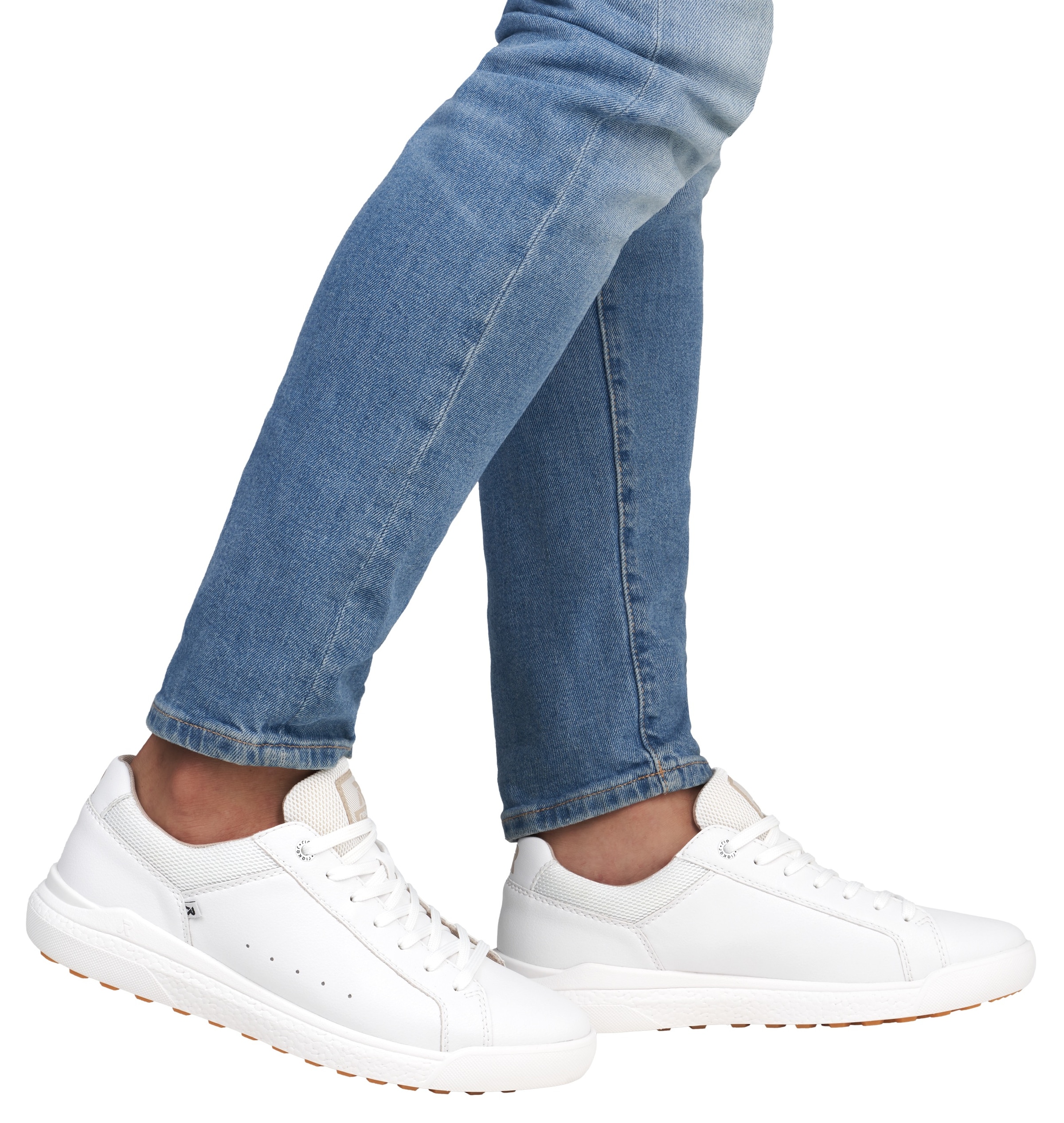 RIEKER Sport Sneaker  Freizeitschuh, Halbschuh, Schnürschuh mit gepolstertem Schaftrand