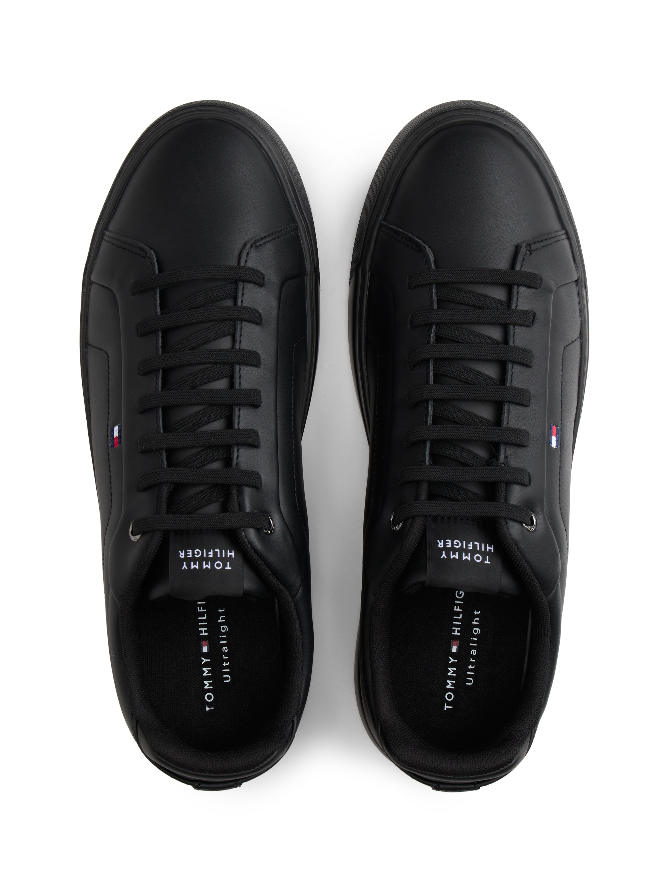 Tommy Hilfiger Sneaker »ICON COURT LIGHT ESS«  , Freizeitschuh, Halbschuh, Schnürschuh, weich gepolsterter Schaftrand