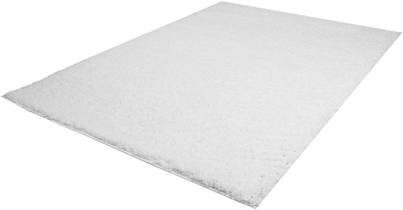 Carpet City Hochflor-Teppich »Shaggi uni 500«, rechteckig, 30 mm Höhe, Läufer, Shaggy, Uni, Langflor, weich, Wohnzimmer, Schlafzimmer, Kinder