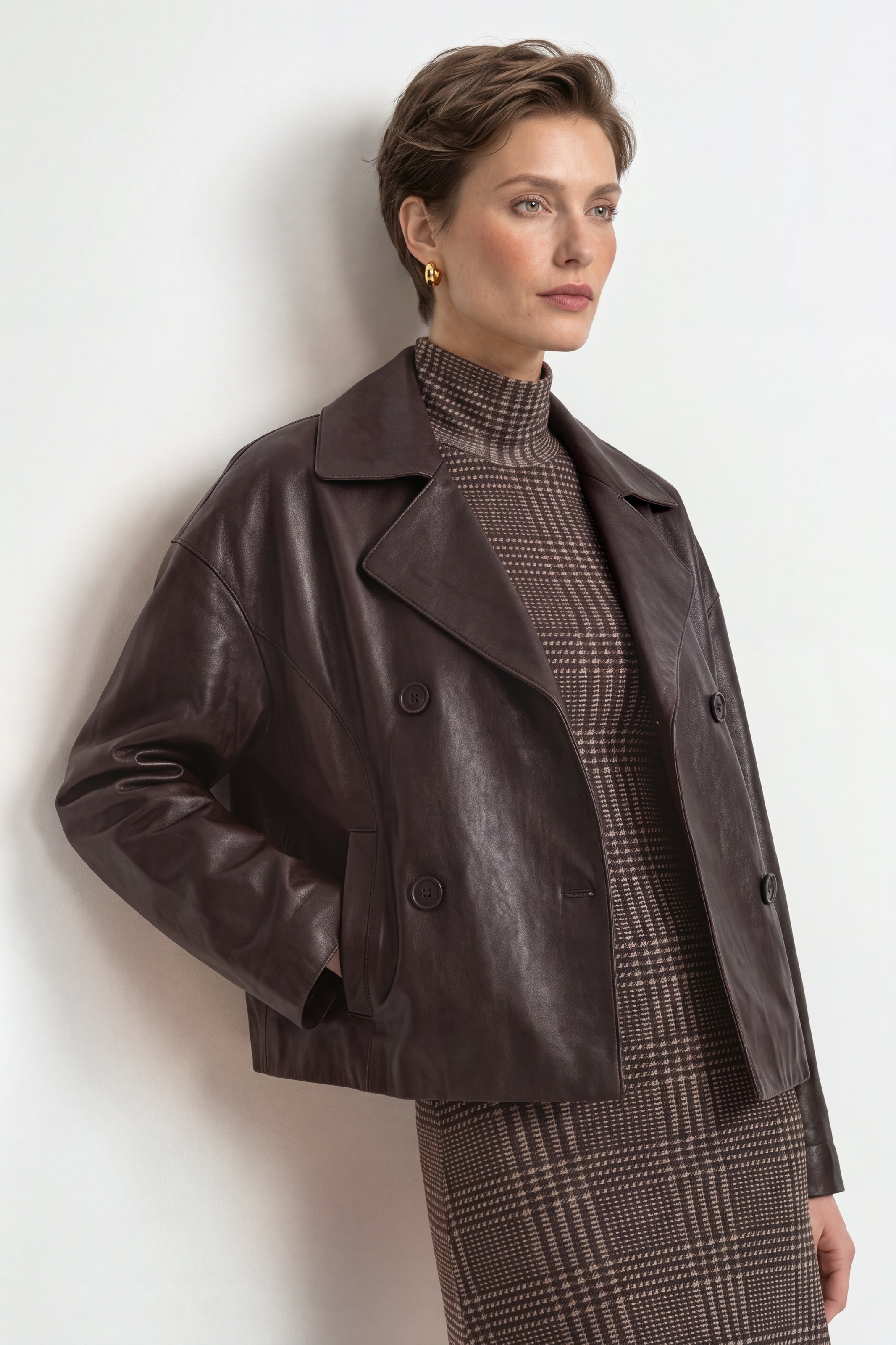 RICHROYAL Lederjacke