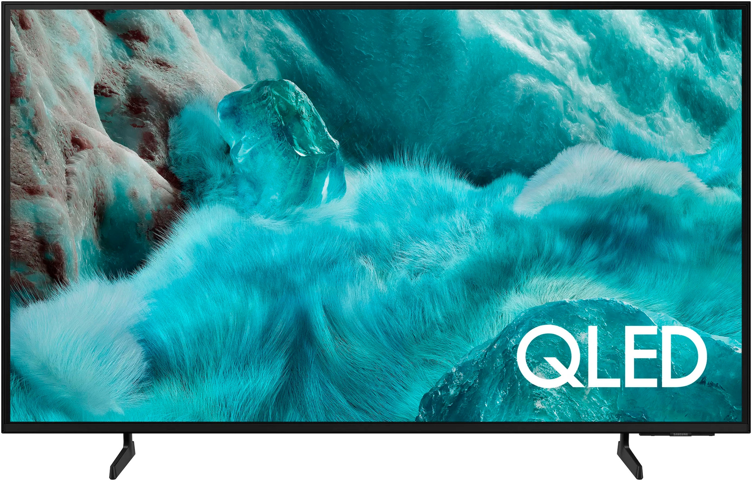 Samsung QLED-Fernseher »GQ55Q7F2AU«, 4K Ultra HD, Smart-TV, Quantum HDR, Knox Security, Art Store, 3D Sound, Gaming Hub, AI TV