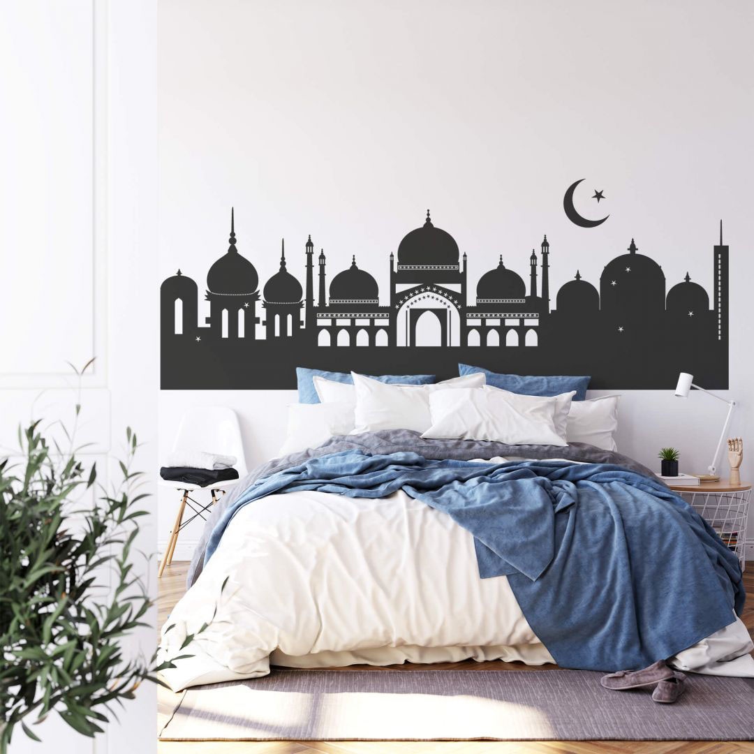Neueste Kollektionen beliebter Marken Wall-Art Wandtattoo »Skyline bestellen St.) (1 Stadt 120cm«, Islamische Rechnung auf