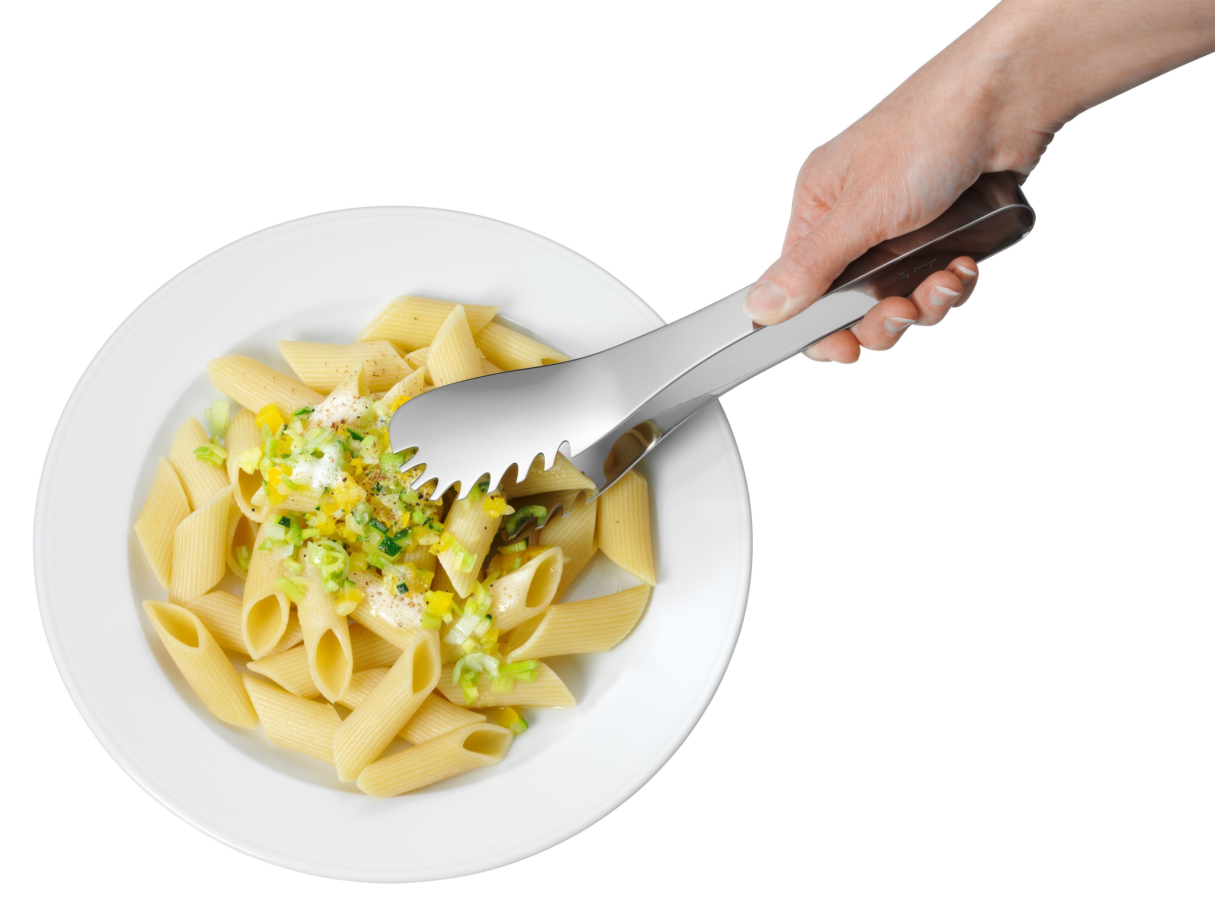 WMF Nudelzange »Nuova« einhändiges Servieren, Cromargan Edelstahl rostfrei