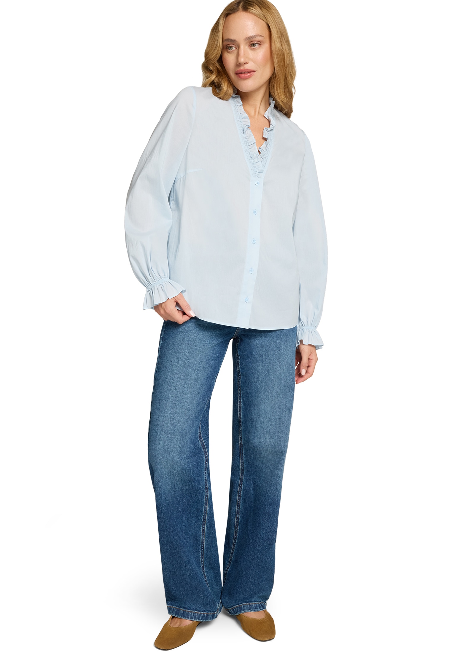 Zero Klassische Bluse »Bluse mit Rüschen«